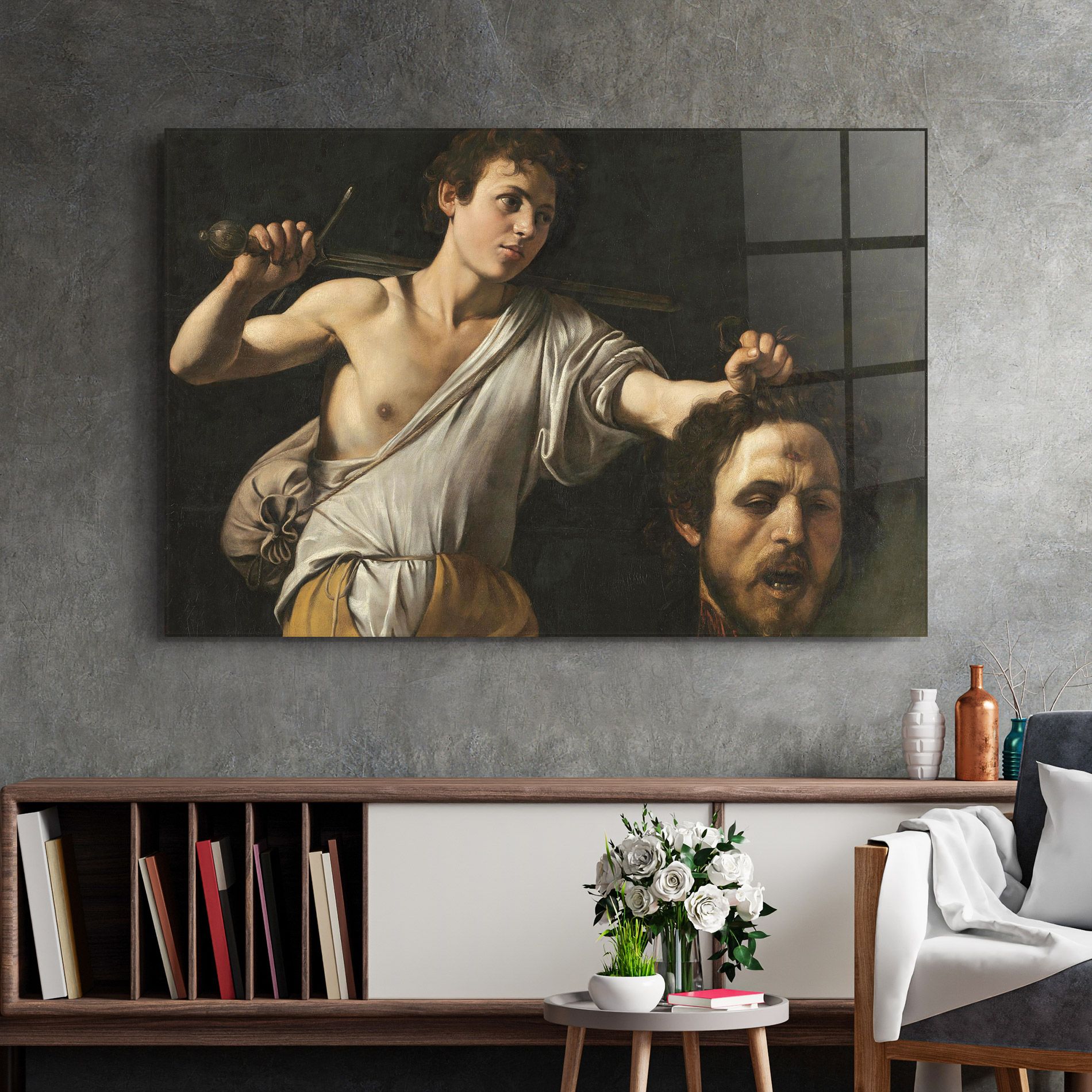 The Head Of Goliath mockup 2