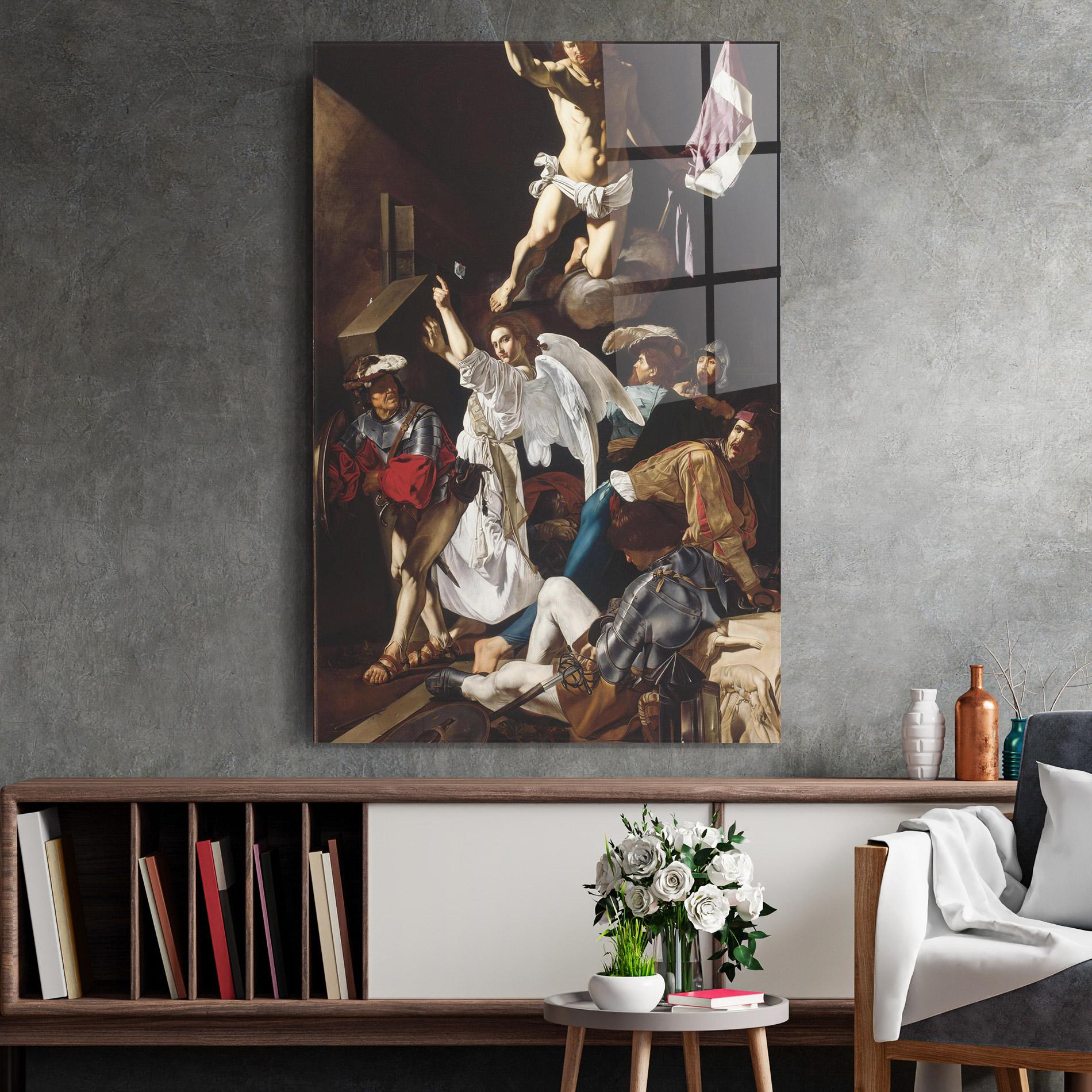 Tablou Sticla Resurrection mockup 2