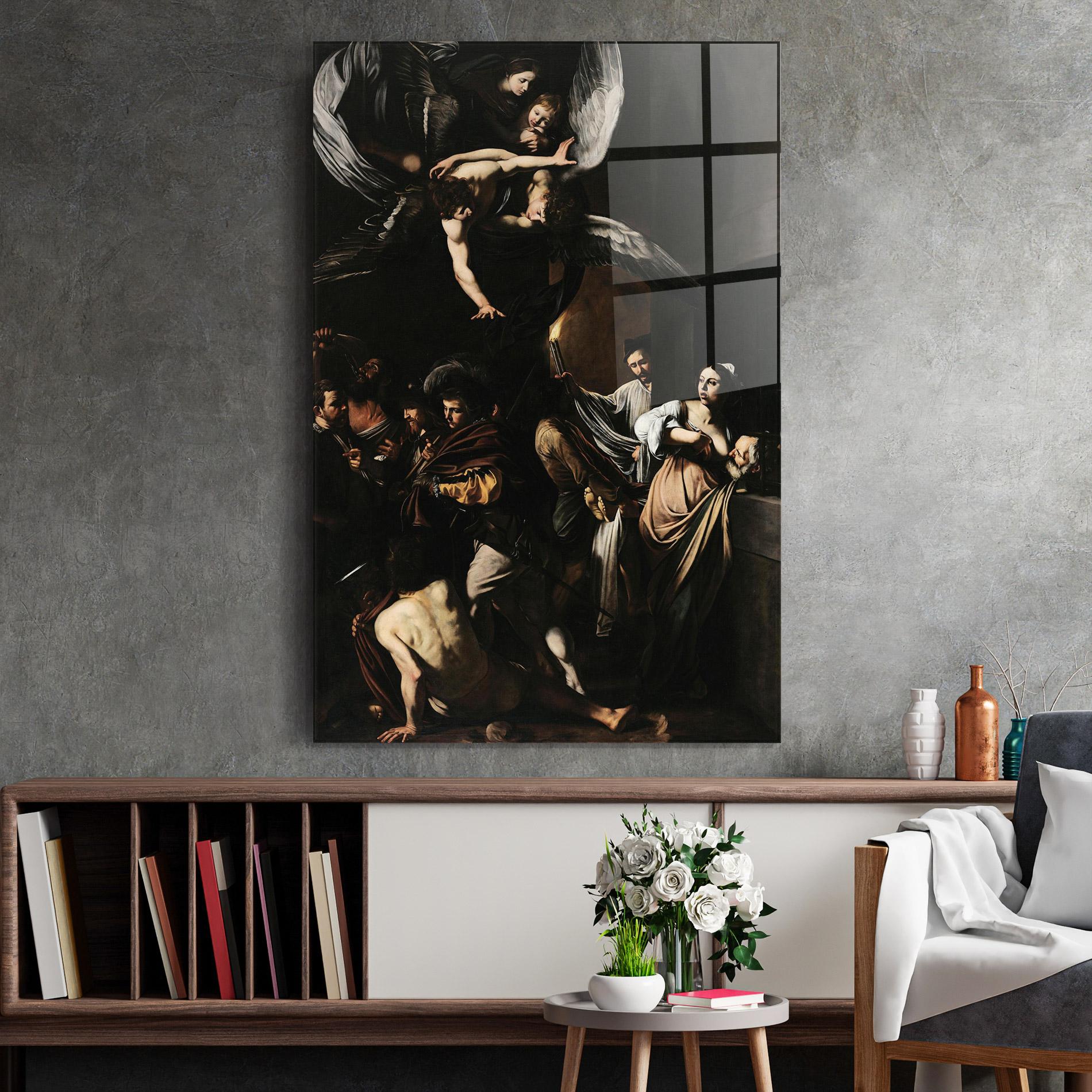 Tablou Sticla Sette Opere Di Misericordia mockup 2