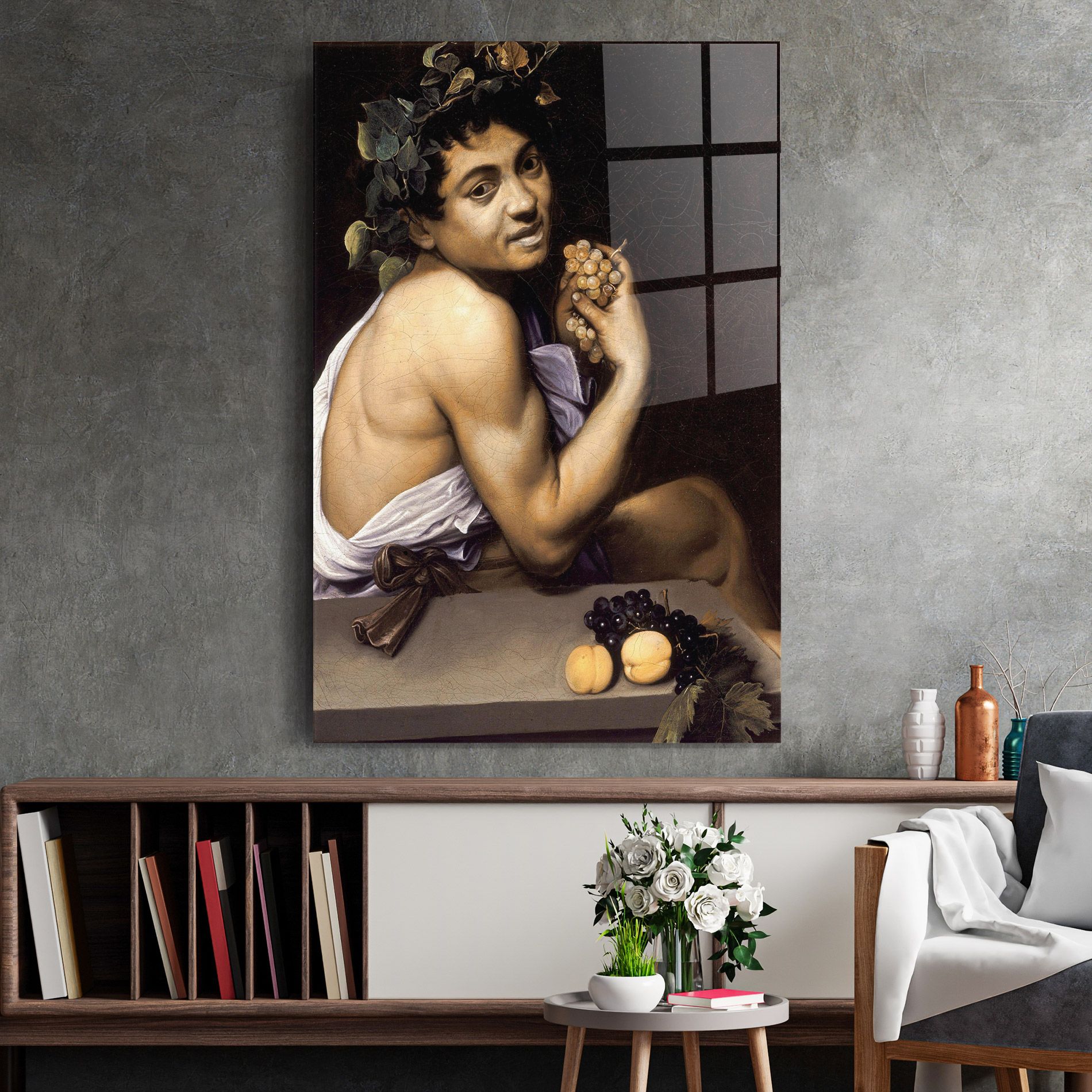 Young Sick Bacchus mockup 2