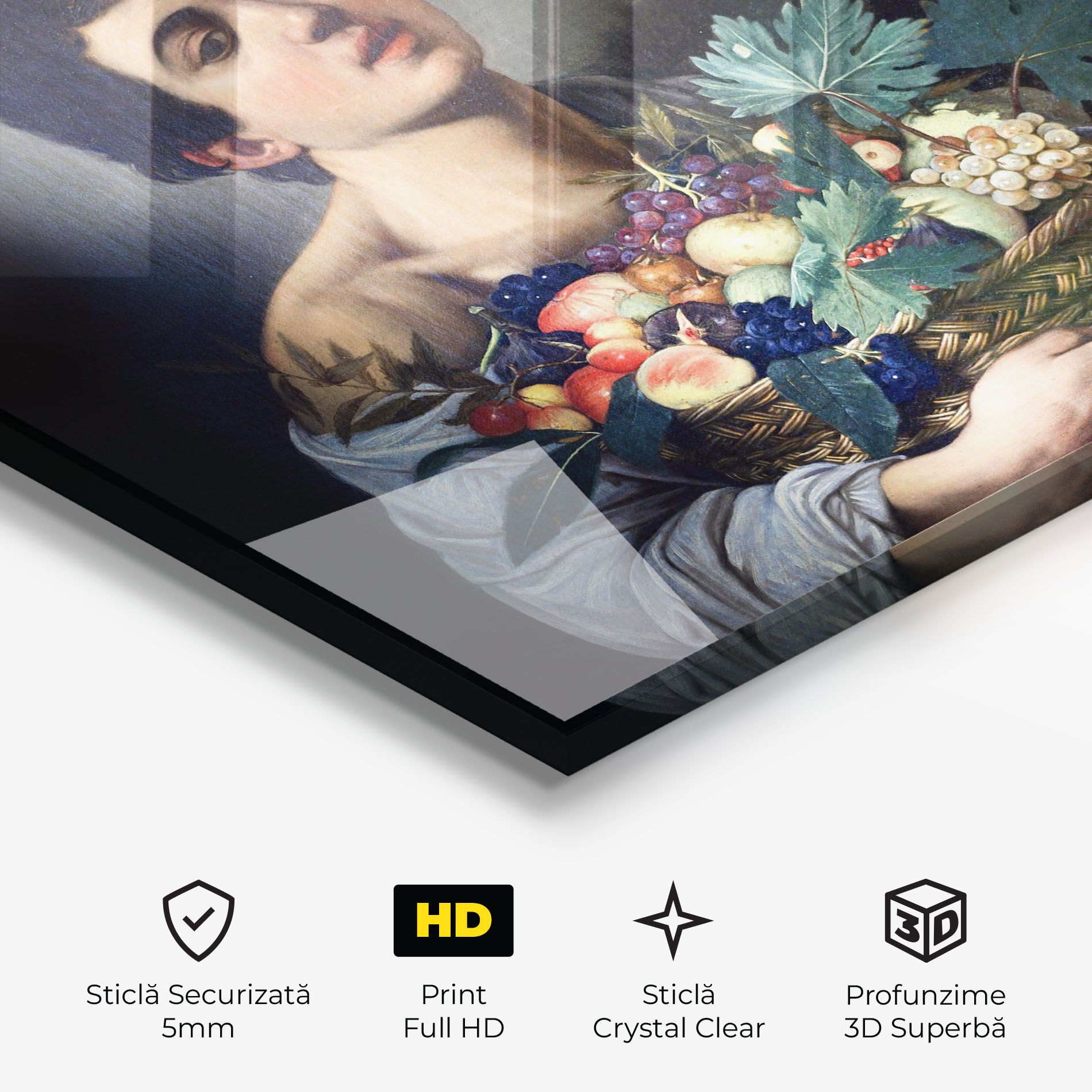 Boy With A Basket Of Fruit mockup 3