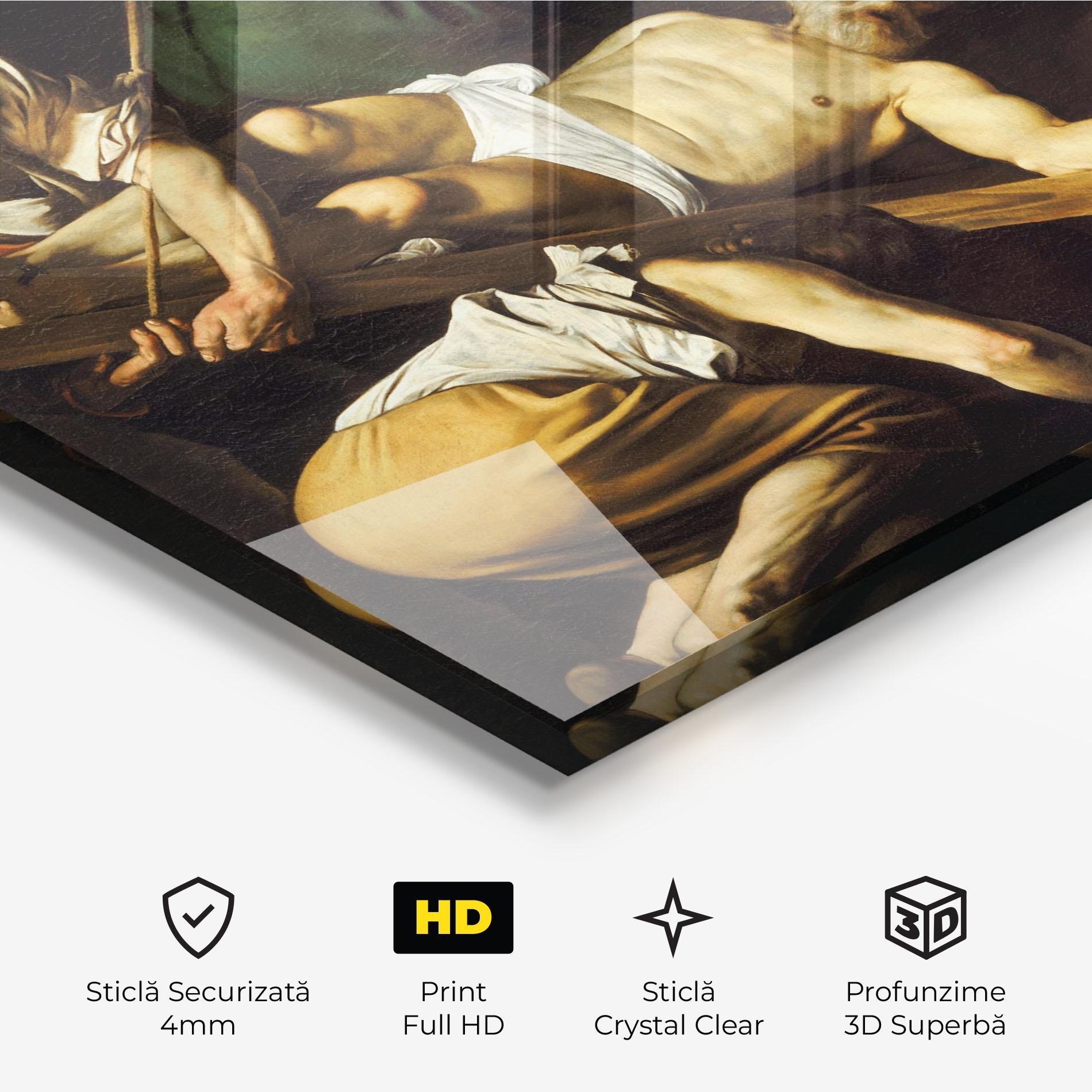 Tablou Sticla Crucifixion Of Saint Peter mockup 3