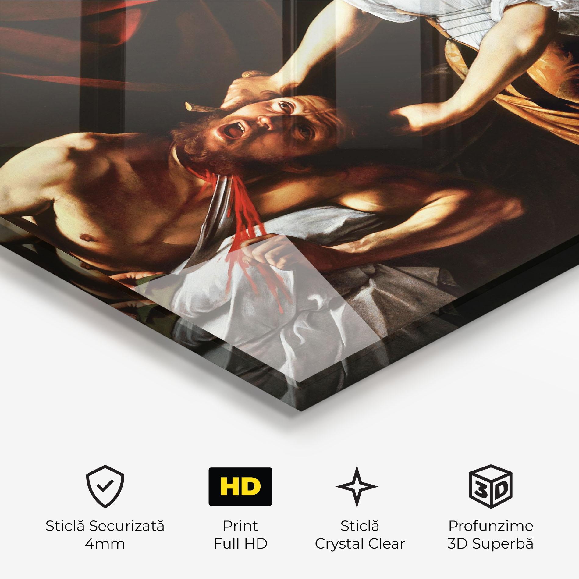 Tablou Sticla Judith Beheading mockup 3