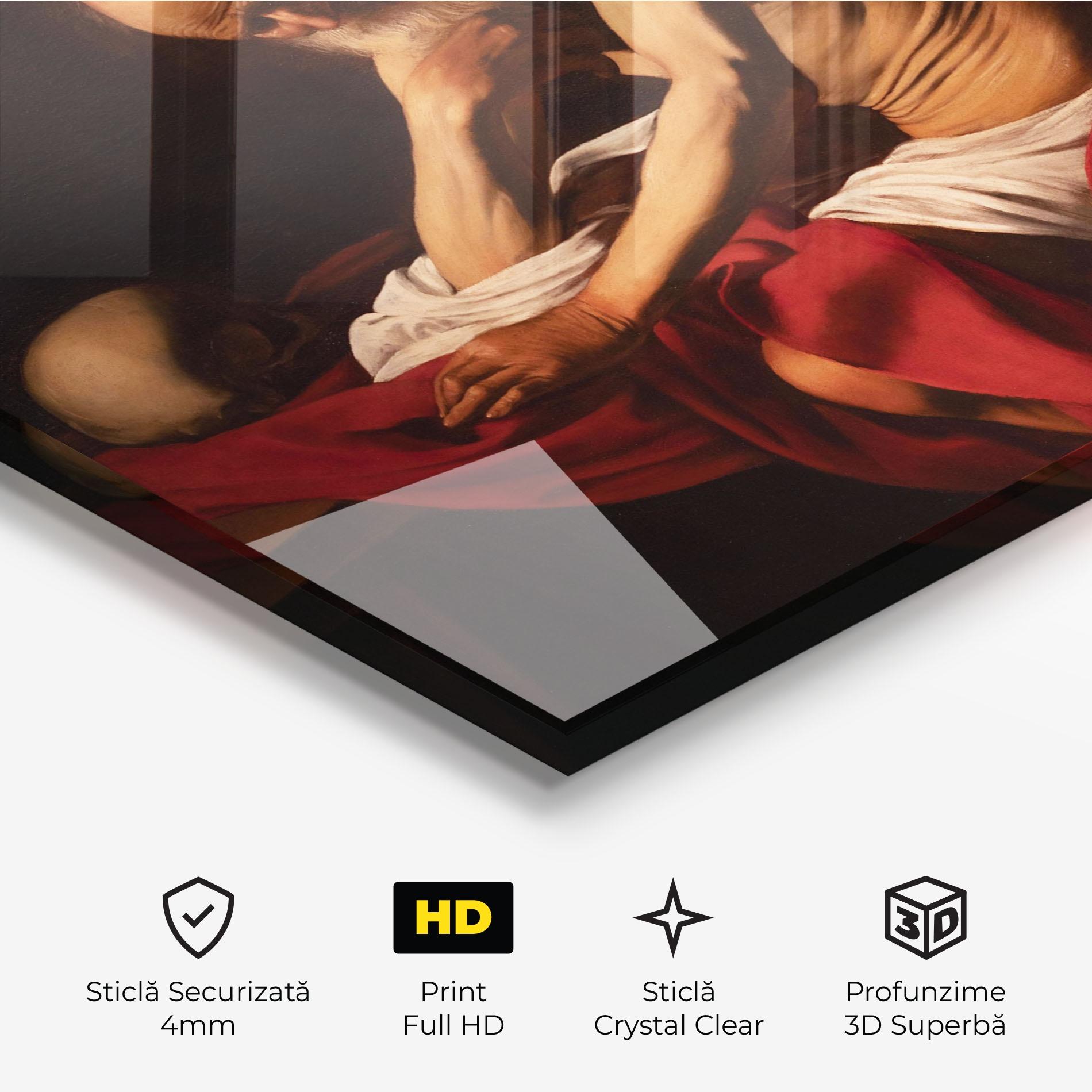 Tablou Sticla Sant Jeroni Penitent mockup 3