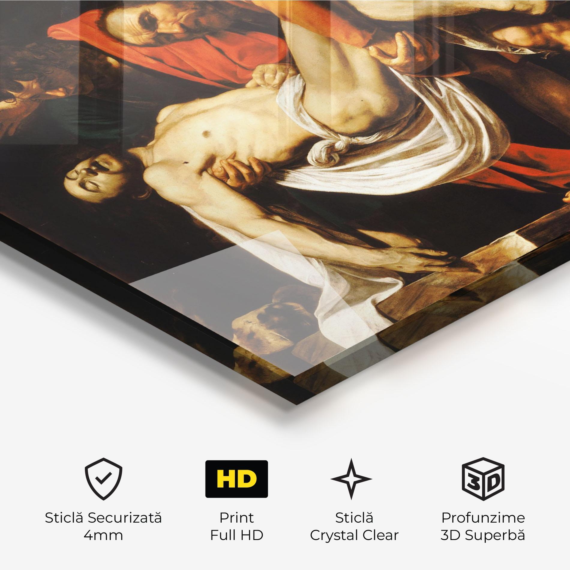 Tablou Sticla The Entombment Of Christ mockup 3