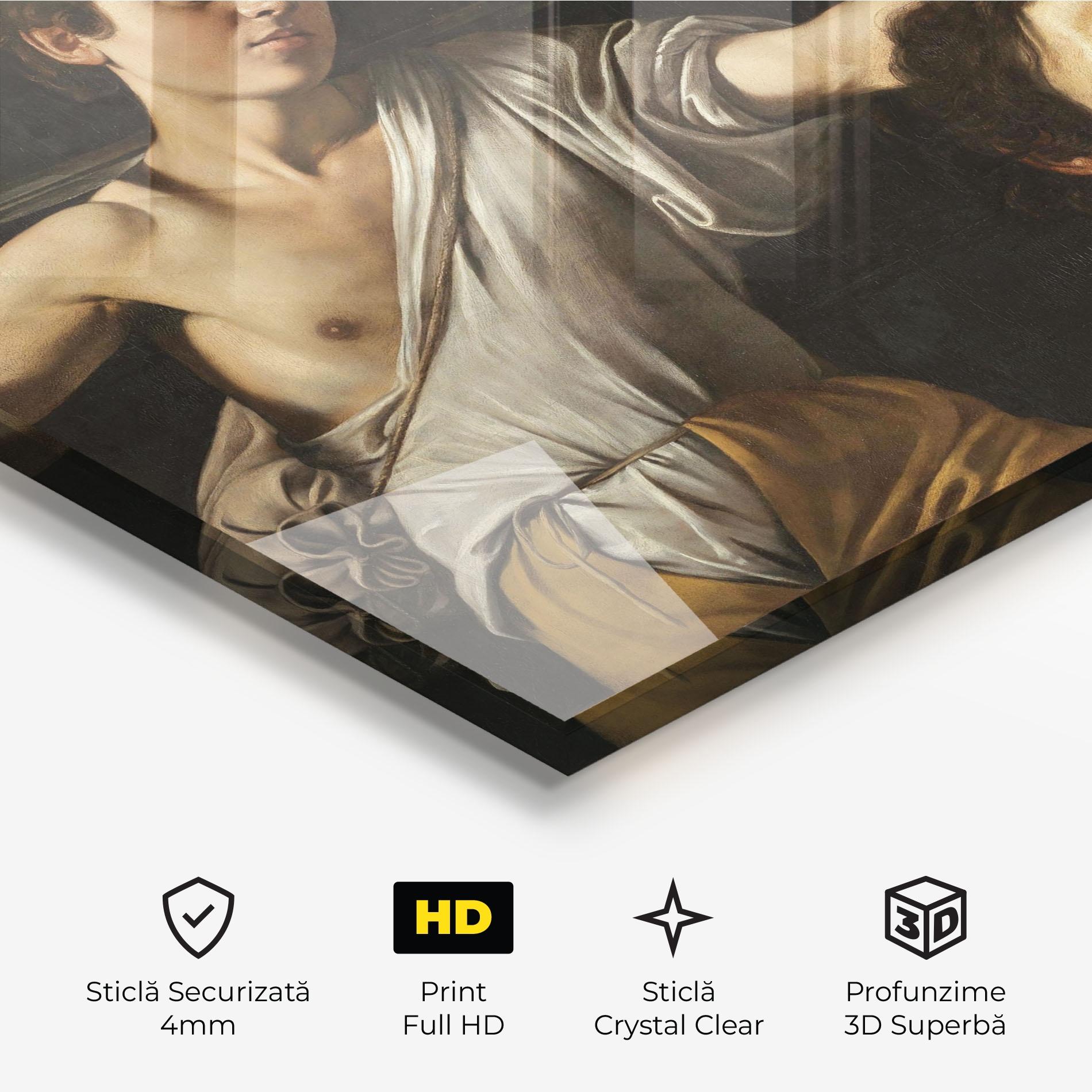 Tablou Sticla The Head Of Goliath mockup 3