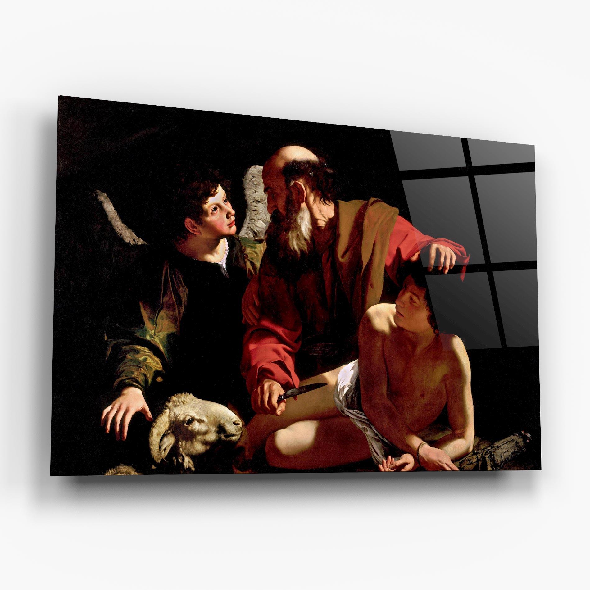 Tablou Sticla Sacrifice Of Isaac mockup 6