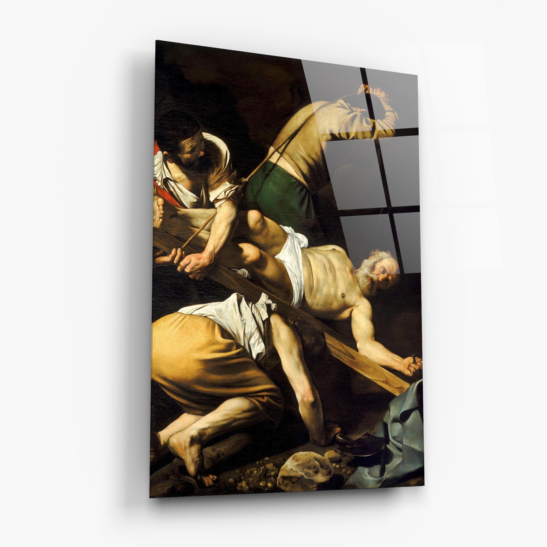 Tablou Sticla Crucifixion Of Saint Peter mockup 6