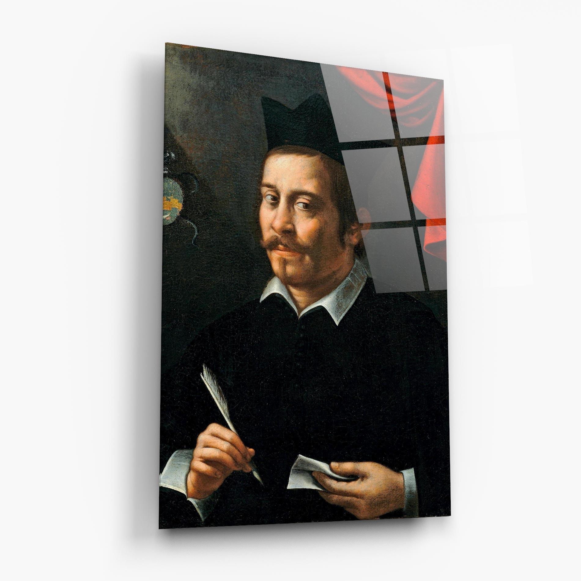 Tablou Sticla Portrait Of A Prelate mockup 6