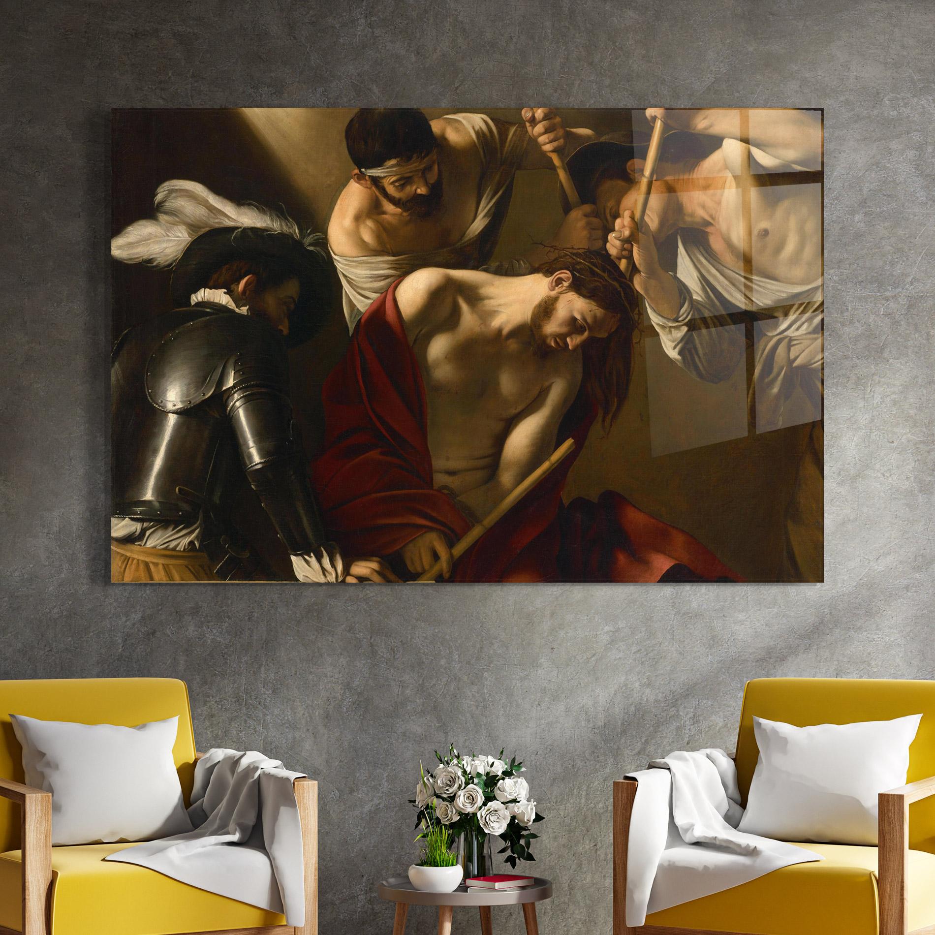 Tablou Sticla Crowning With Thorns mockup 4