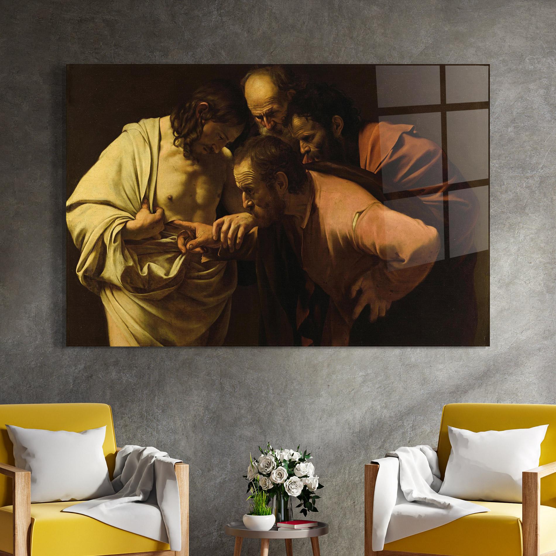 Tablou Sticla Der Unglaubige Thomas mockup 4