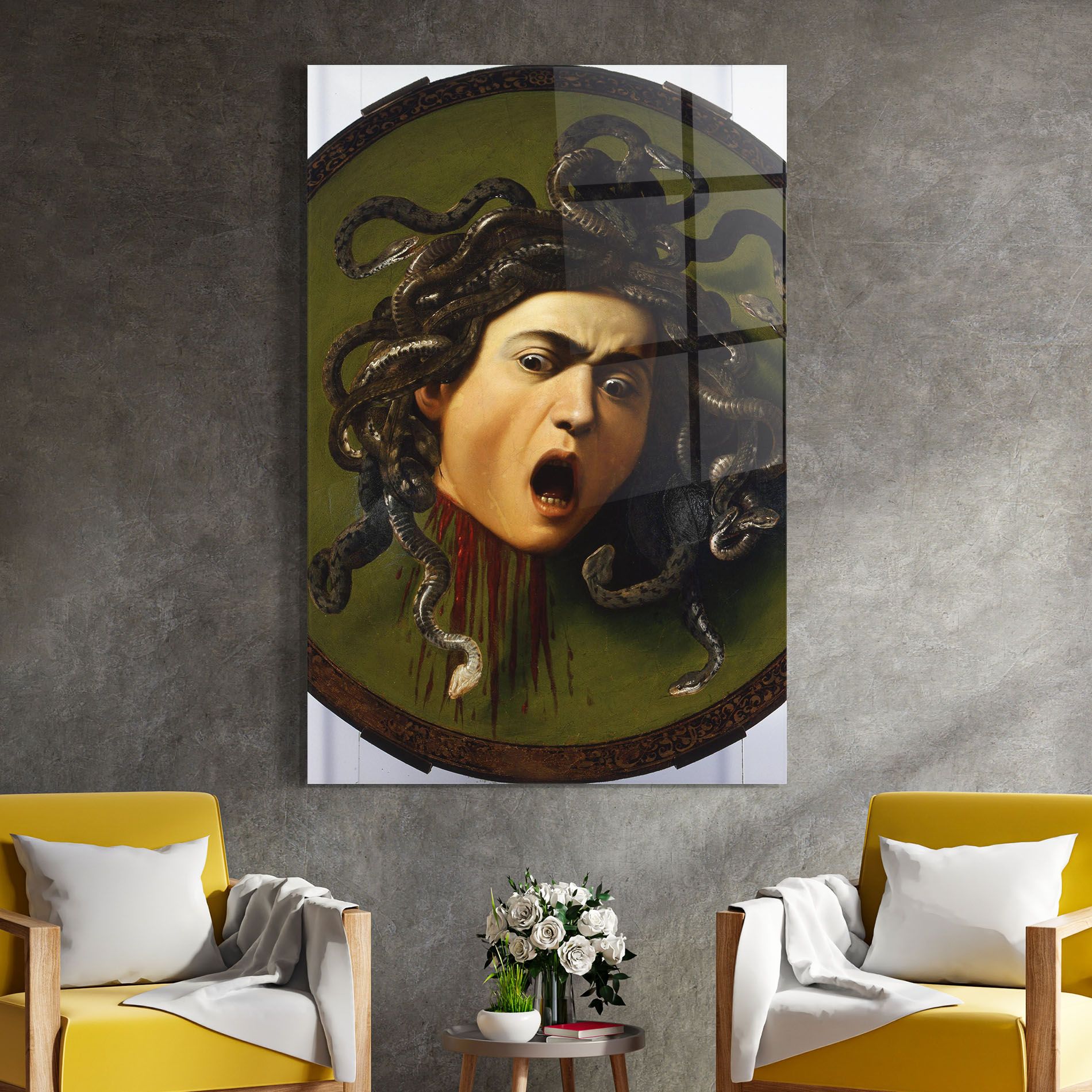 Caravaggio Medusa mockup 4