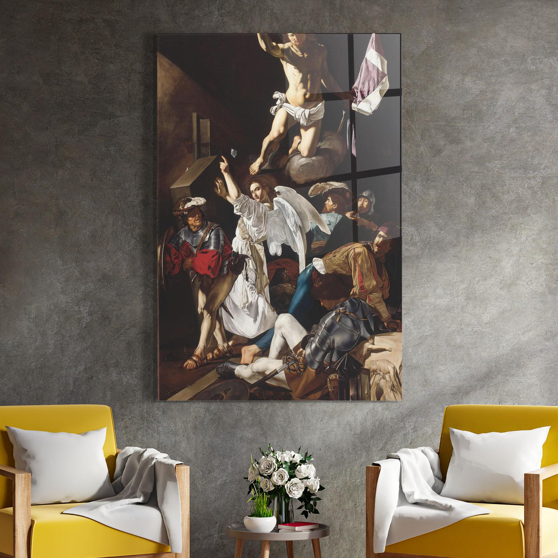 Tablou Sticla Resurrection mockup 4