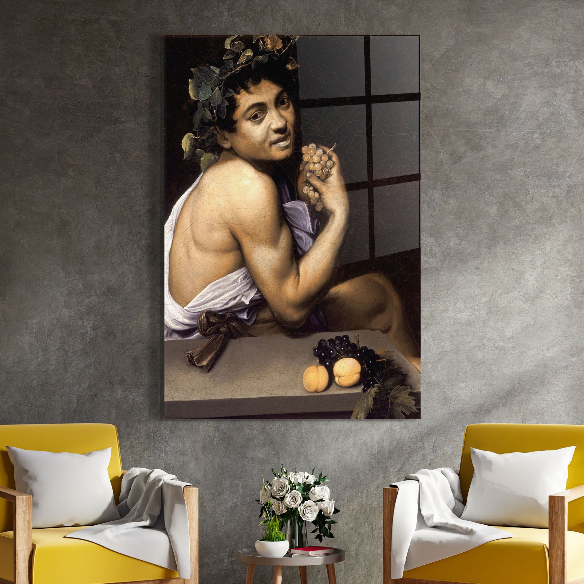 Young Sick Bacchus mockup 4