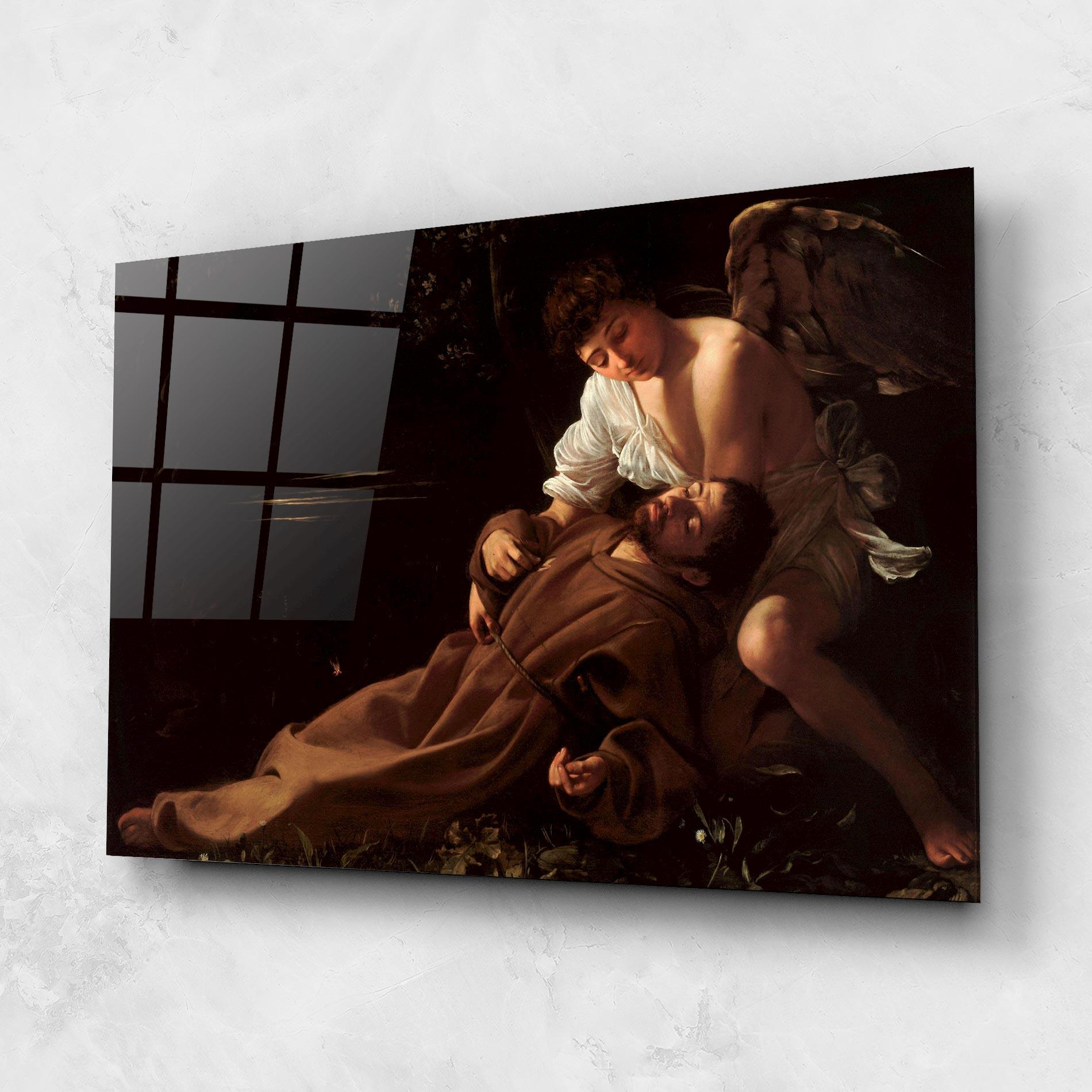 Tablou Sticla Francis Of Assisi In Ecstasy mockup 1