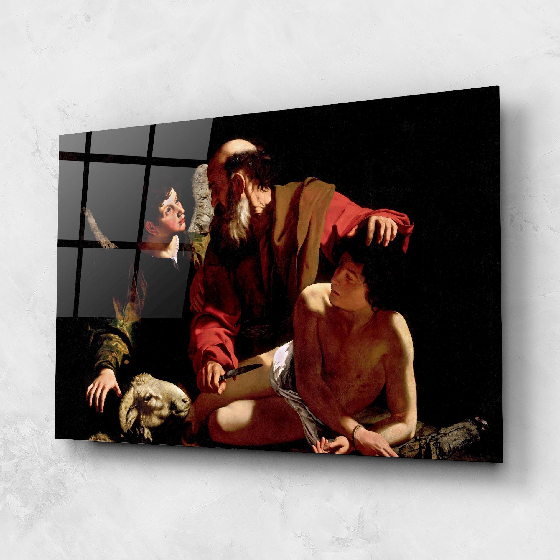 Tablou Sticla Sacrifice Of Isaac mockup 1