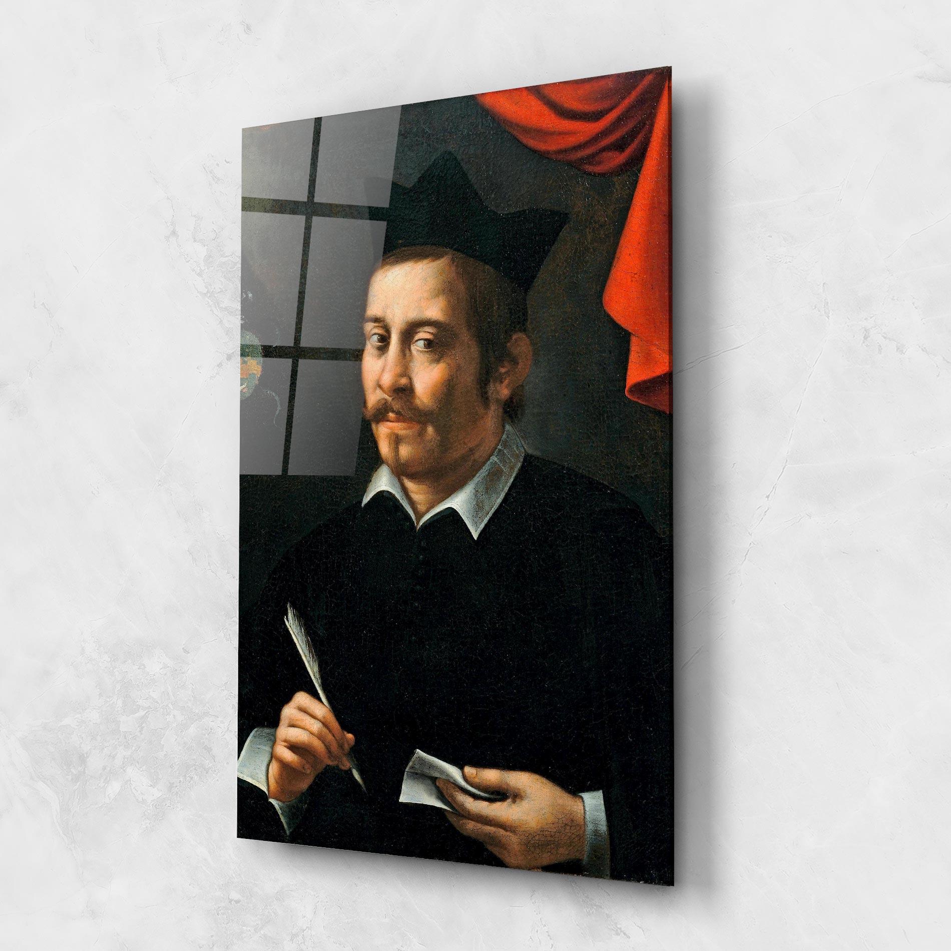 Tablou Sticla Portrait Of A Prelate mockup 1