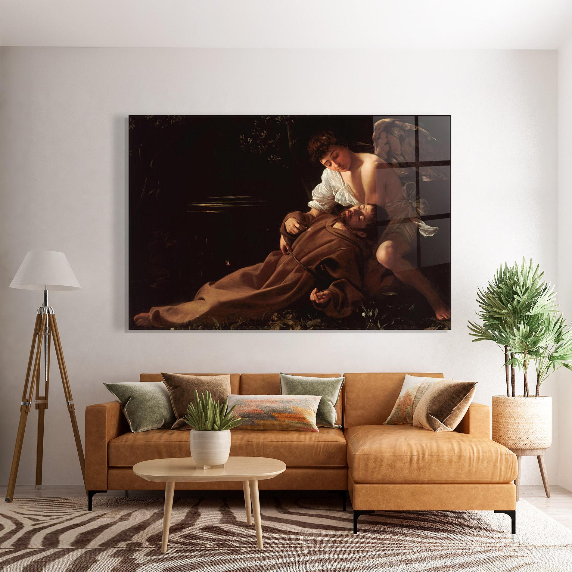 Tablou Sticla Francis Of Assisi In Ecstasy mockup 7