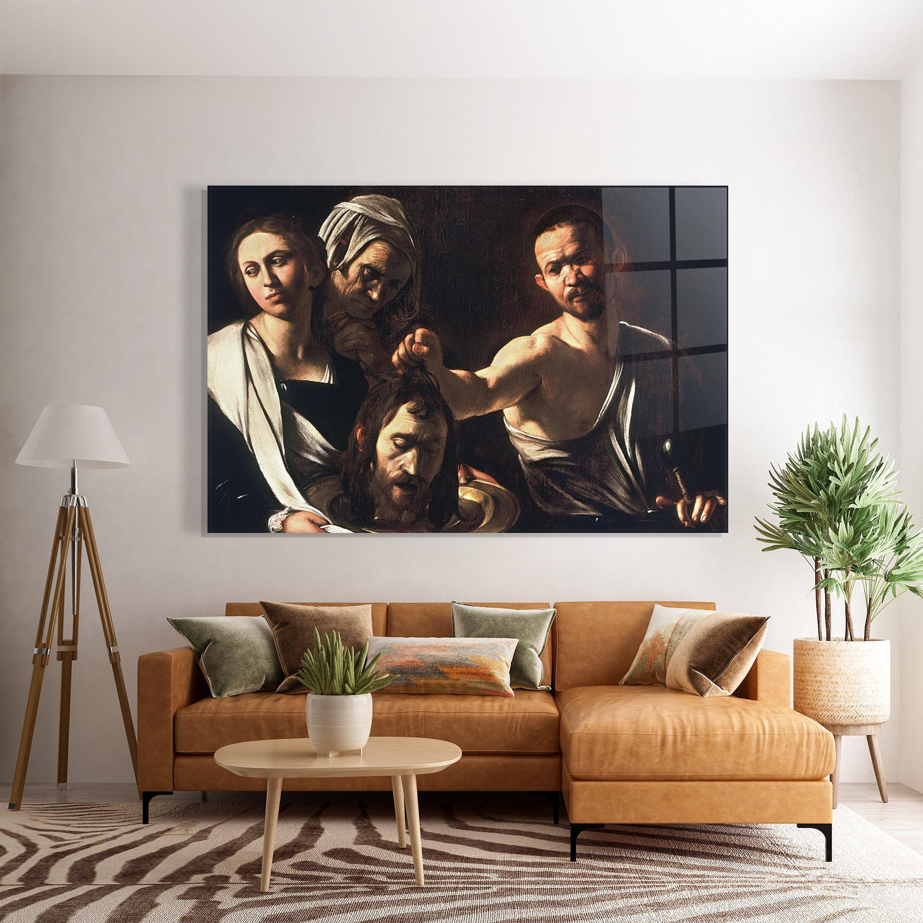 Tablou Sticla Salome With The Head Of John mockup 7