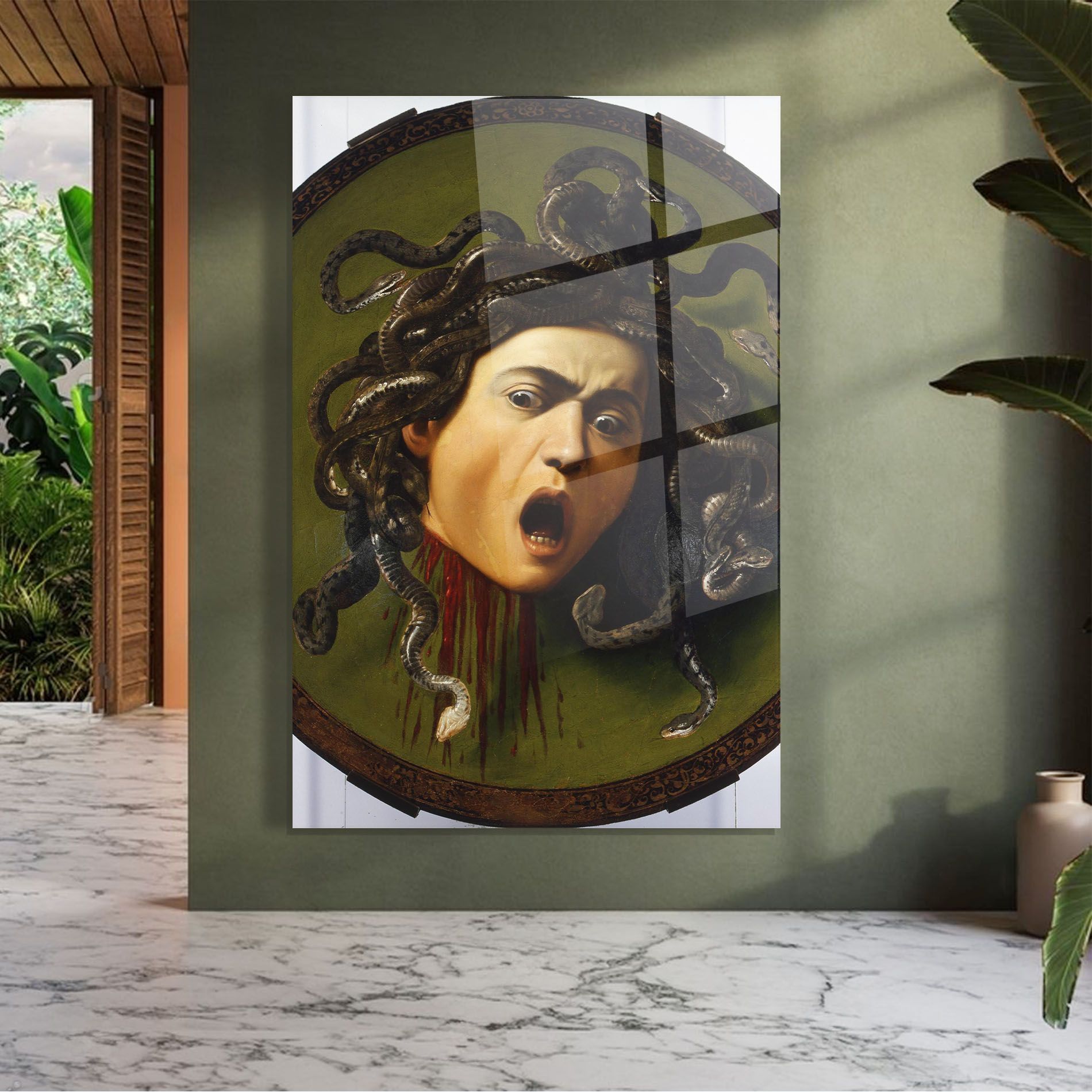 Caravaggio Medusa mockup 7