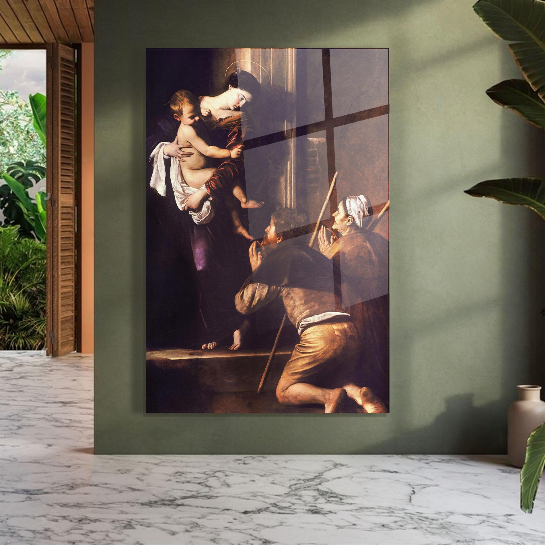 Tablou Sticla Madonna Di Loreto mockup 7