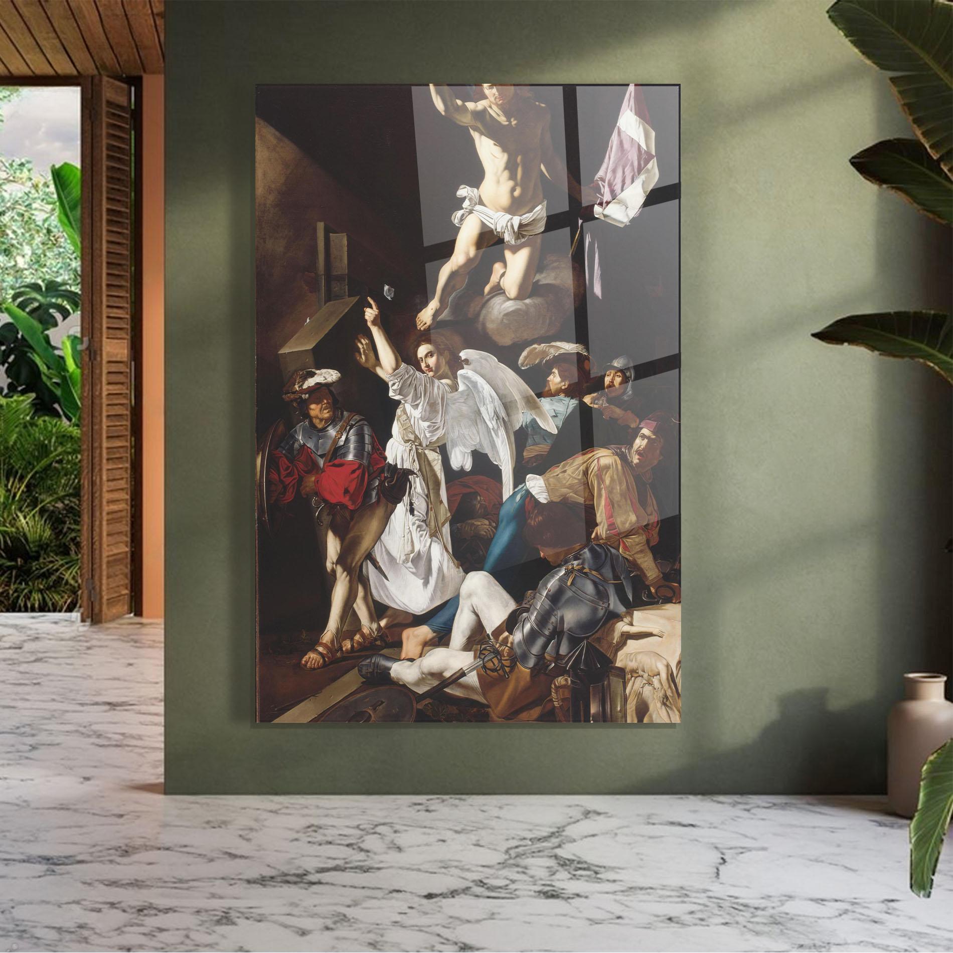 Tablou Sticla Resurrection mockup 7