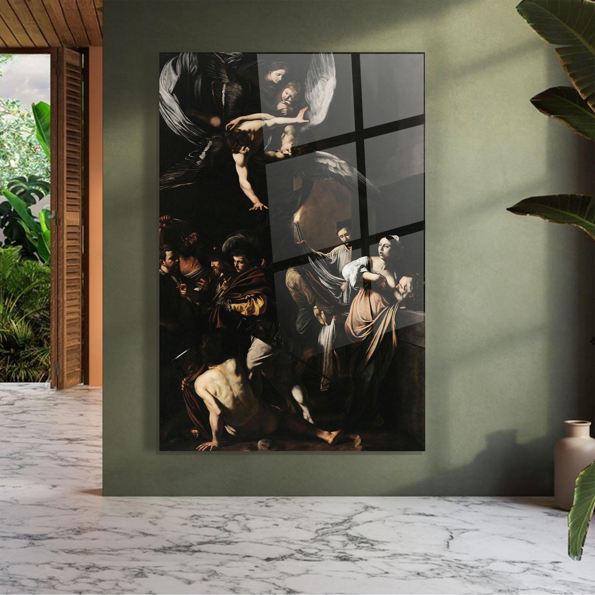 Tablou Sticla Sette Opere Di Misericordia mockup 7