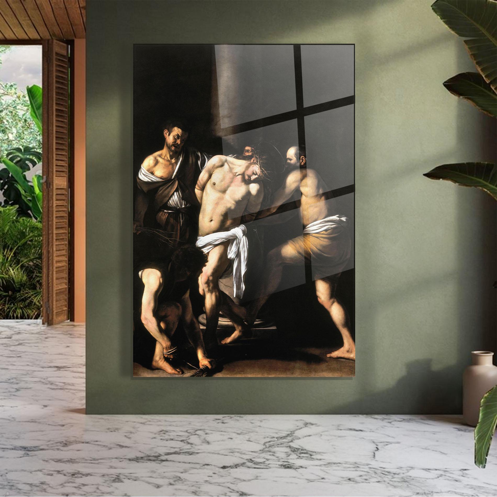 Tablou Sticla The Flagellation Of Christ mockup 7