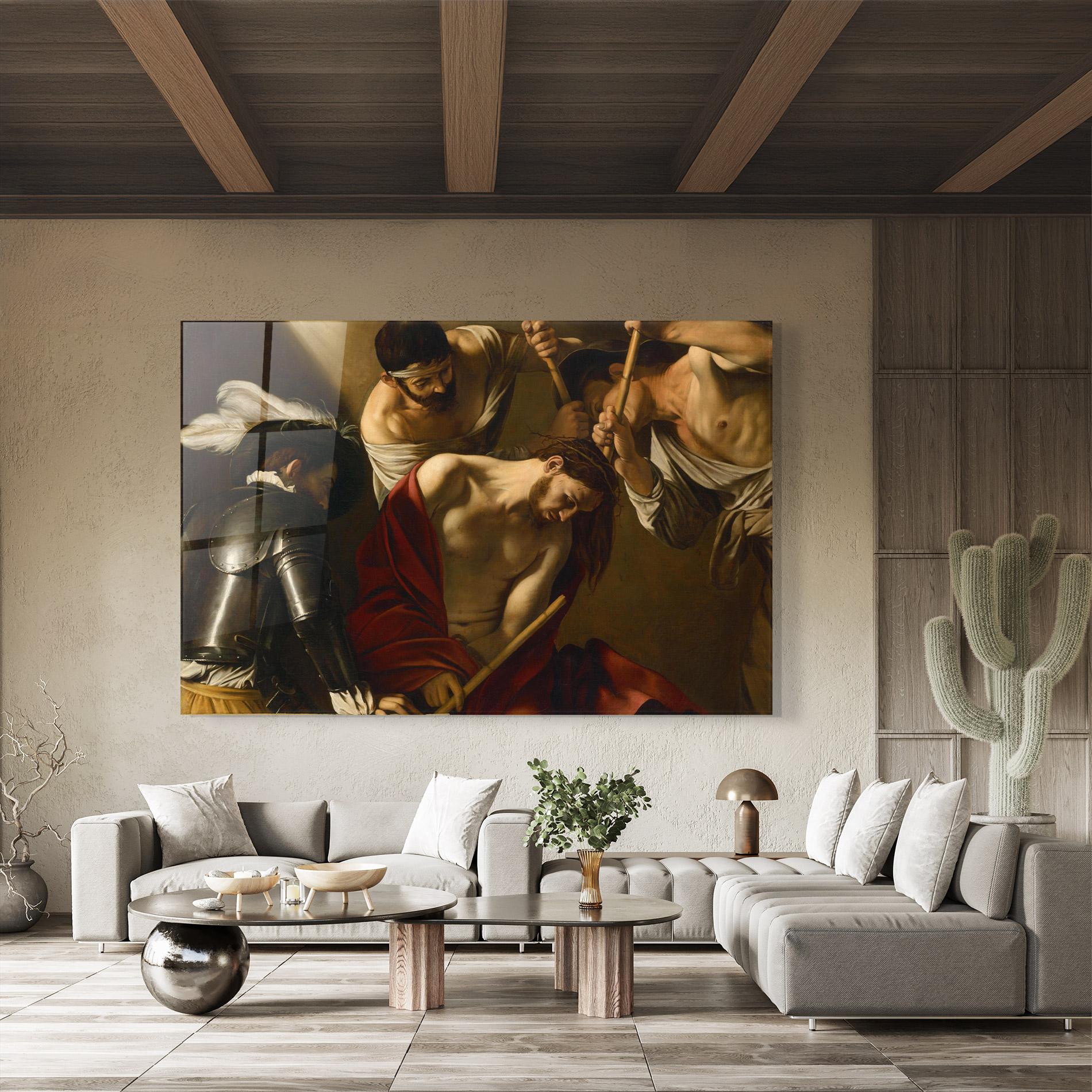 Tablou Sticla Crowning With Thorns mockup 8