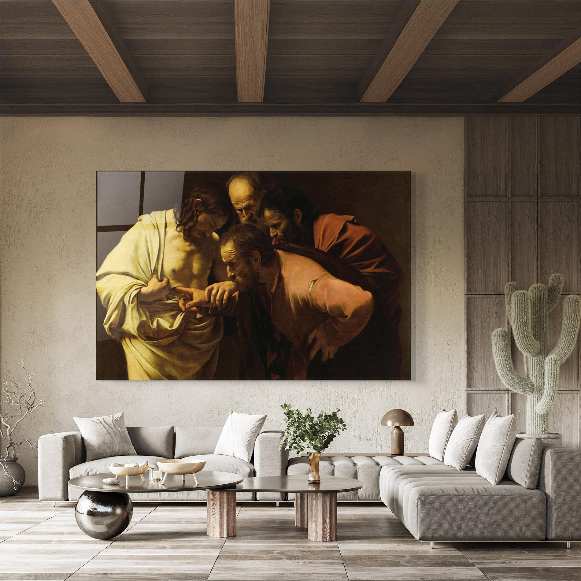 Tablou Sticla Der Unglaubige Thomas mockup 8