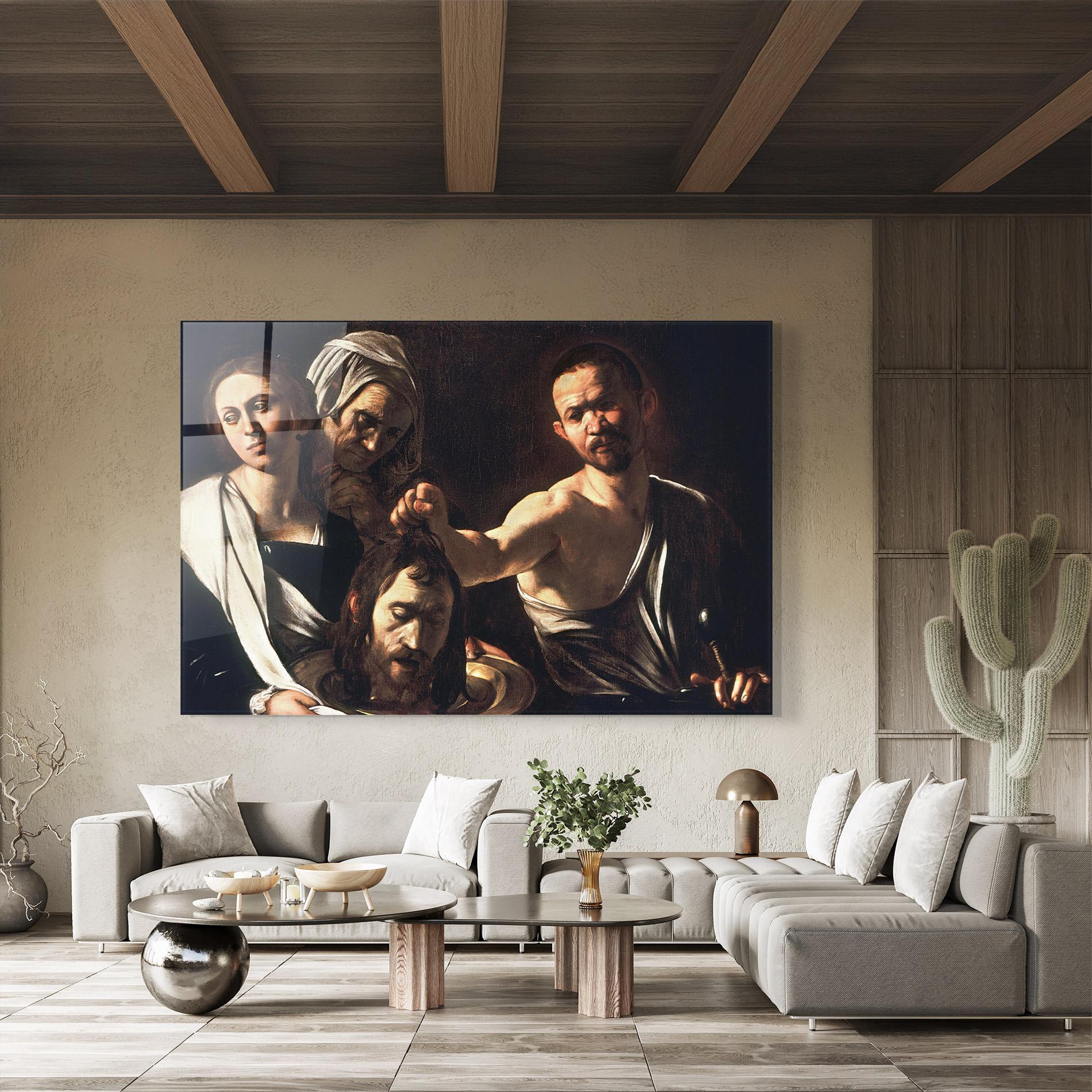 Tablou Sticla Salome With The Head Of John mockup 8