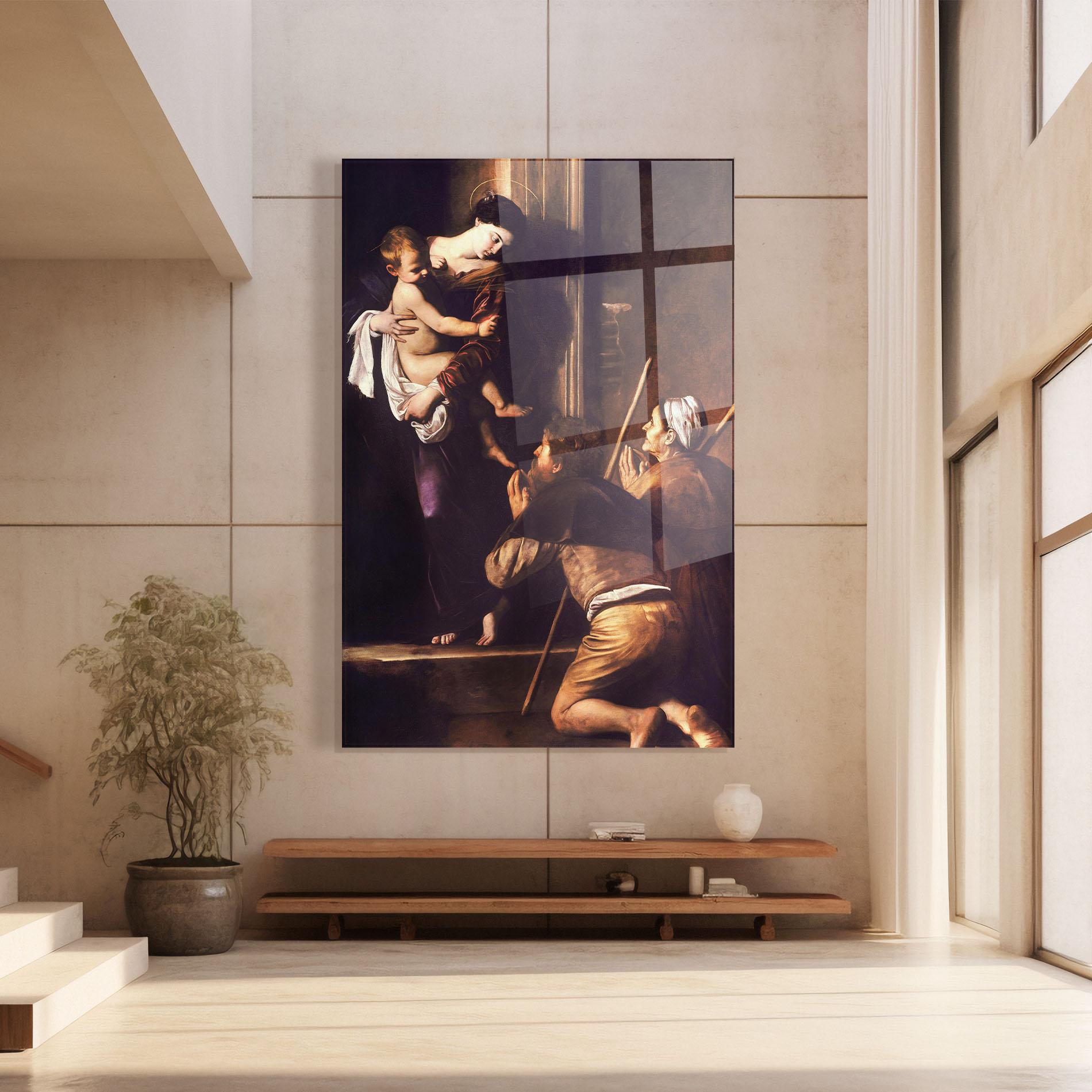 Tablou Sticla Madonna Di Loreto mockup 8
