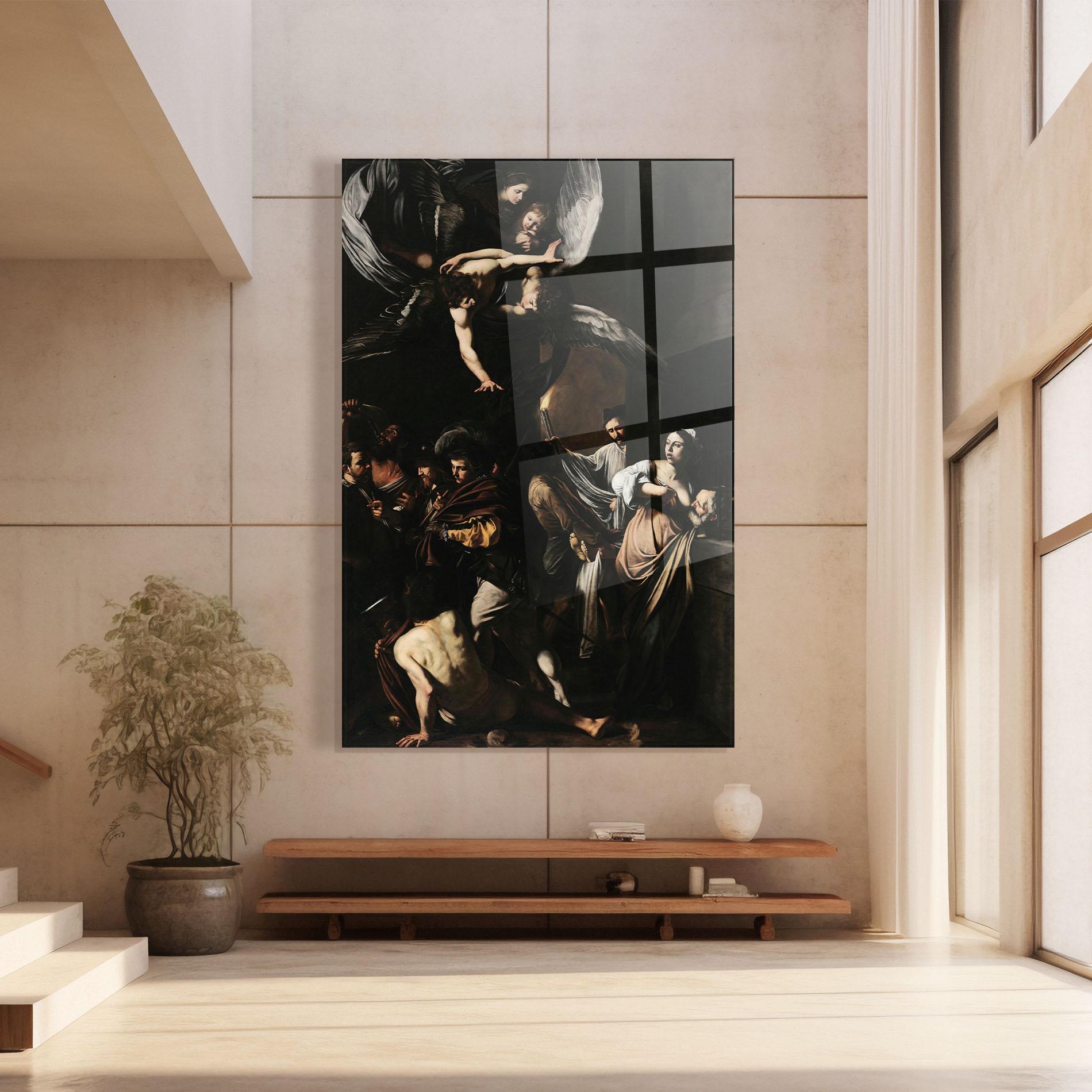 Tablou Sticla Sette Opere Di Misericordia mockup 8