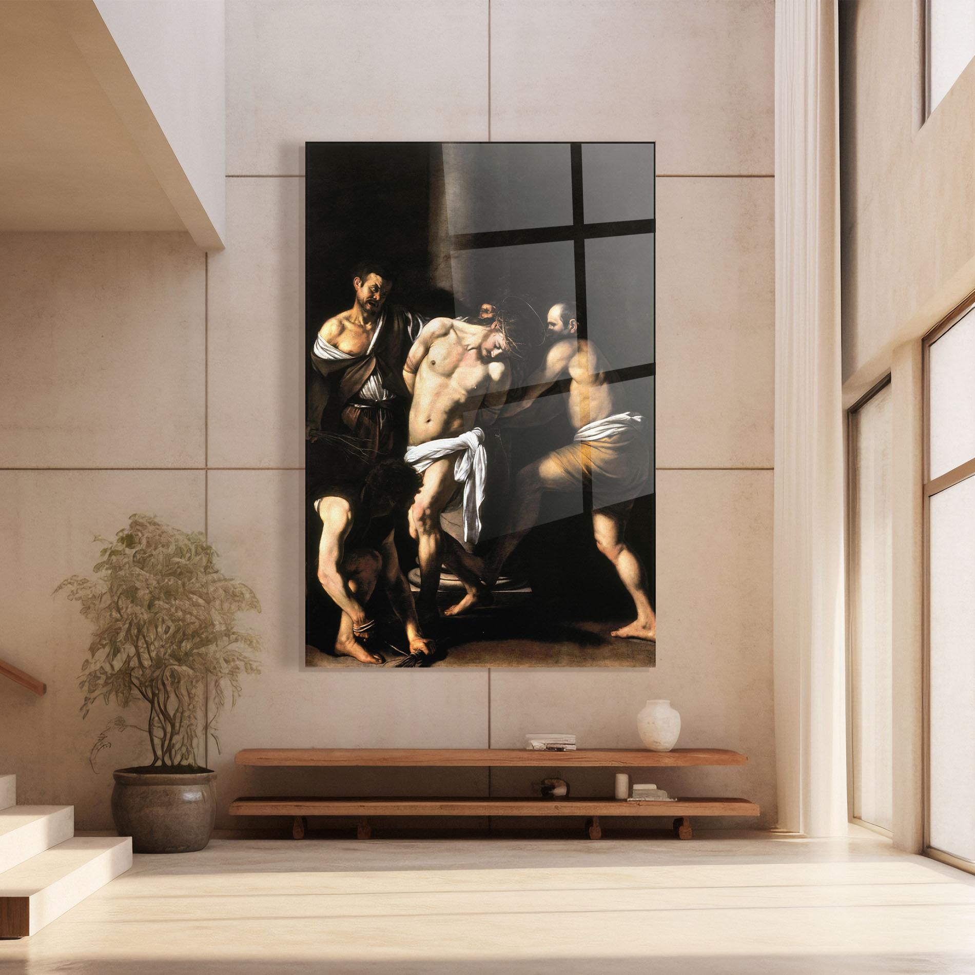 Tablou Sticla The Flagellation Of Christ mockup 8
