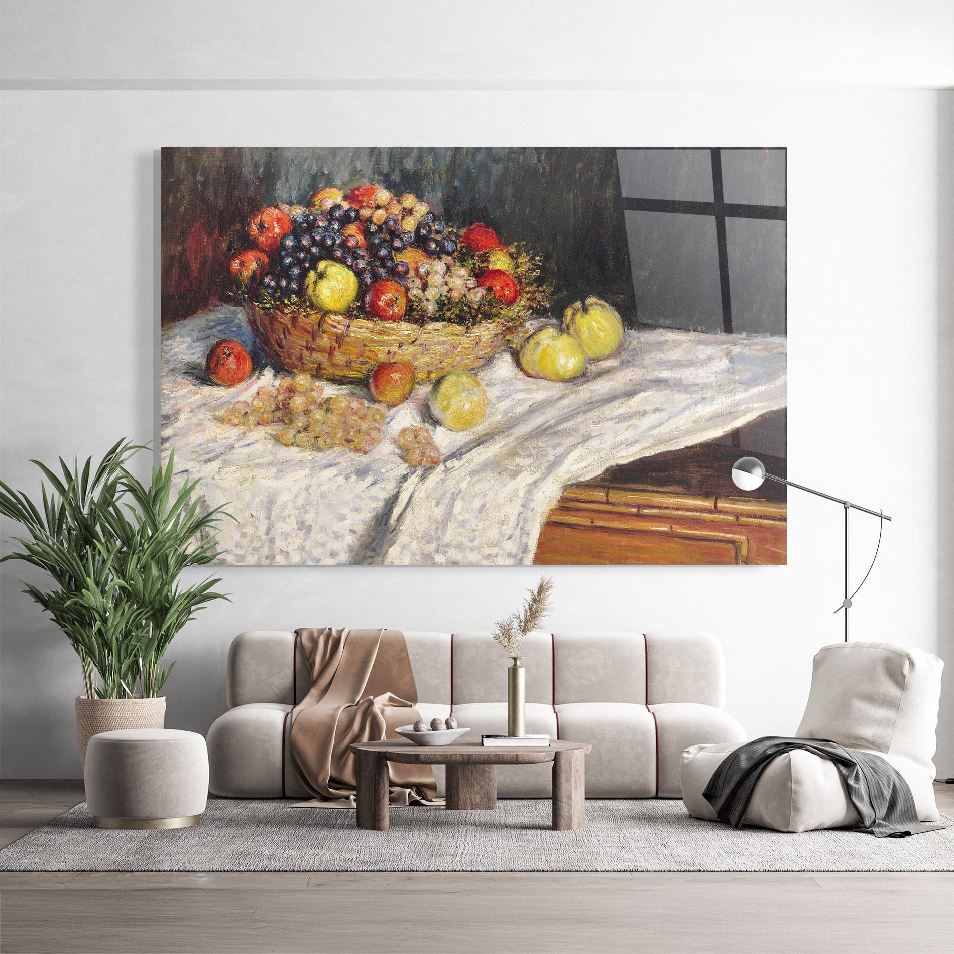 Tablou Sticla Apples And Grapes mockup 9