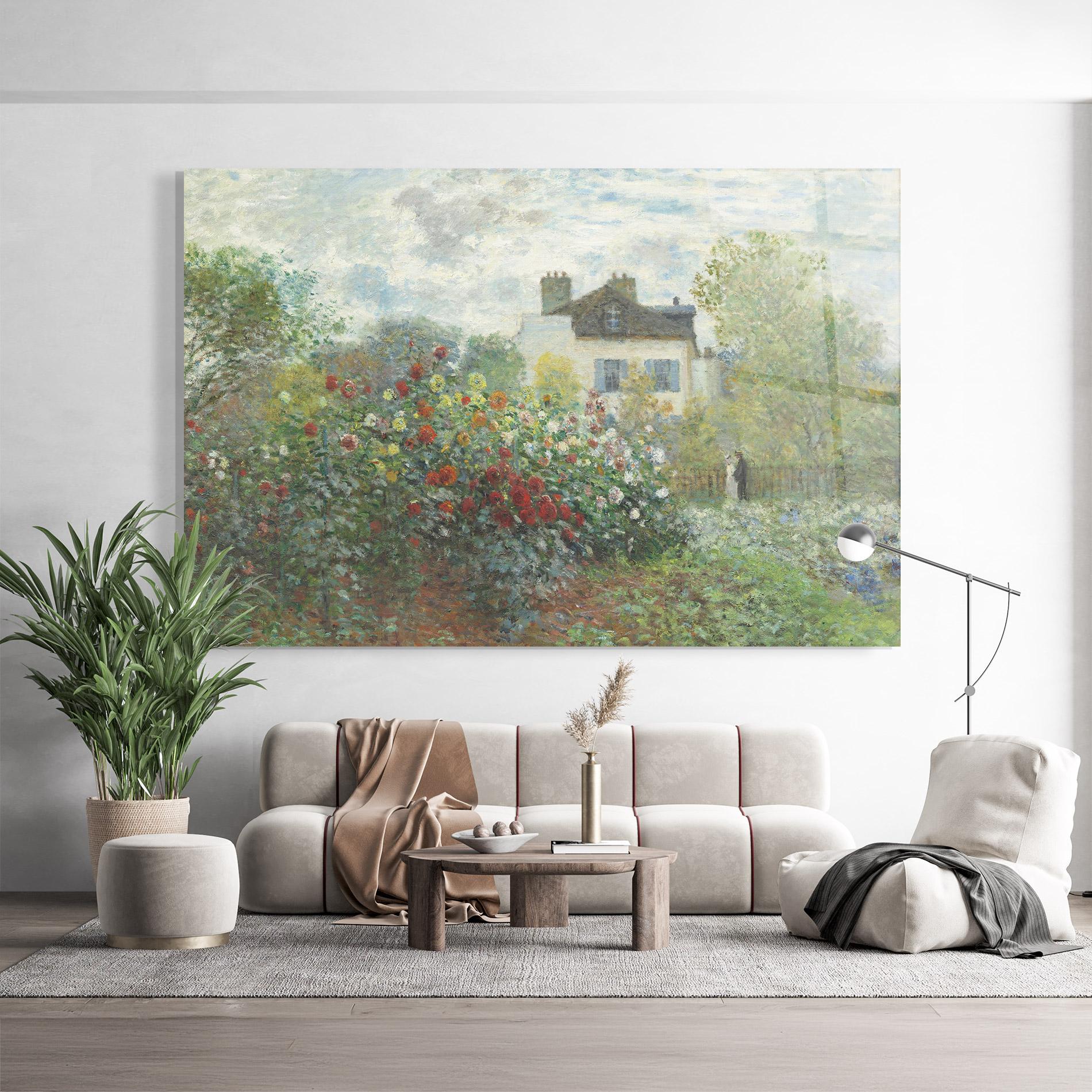 Tablou Sticla Garden In Argenteuilt mockup 9
