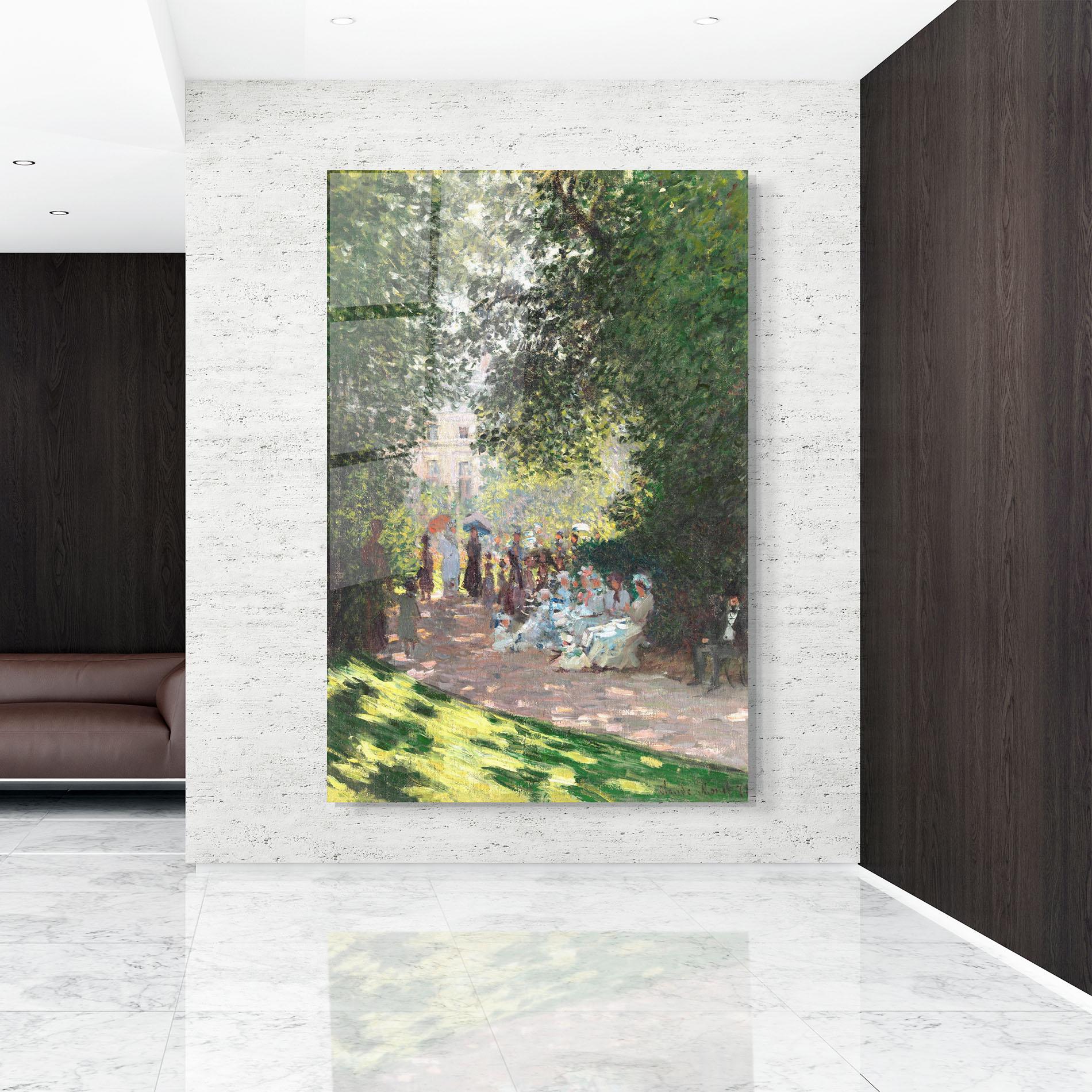 Tablou Sticla The Parc Monceau mockup 9