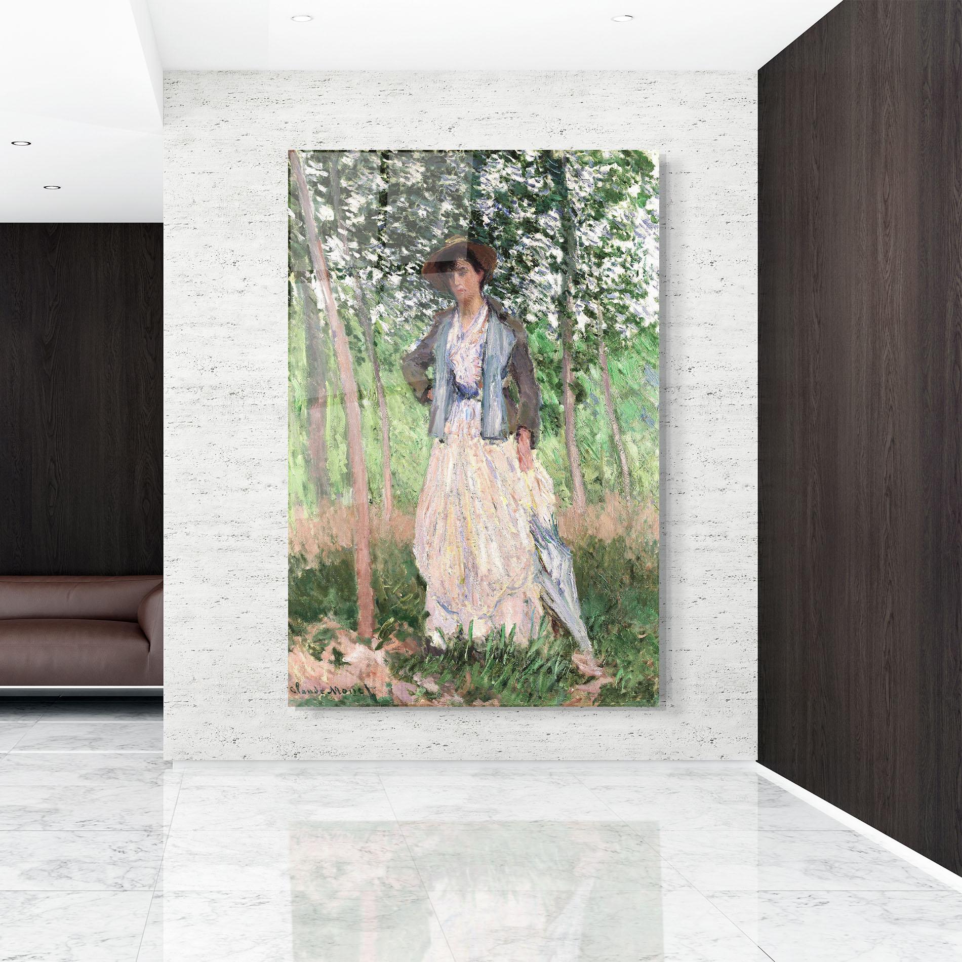 Tablou Sticla The Stroller mockup 9