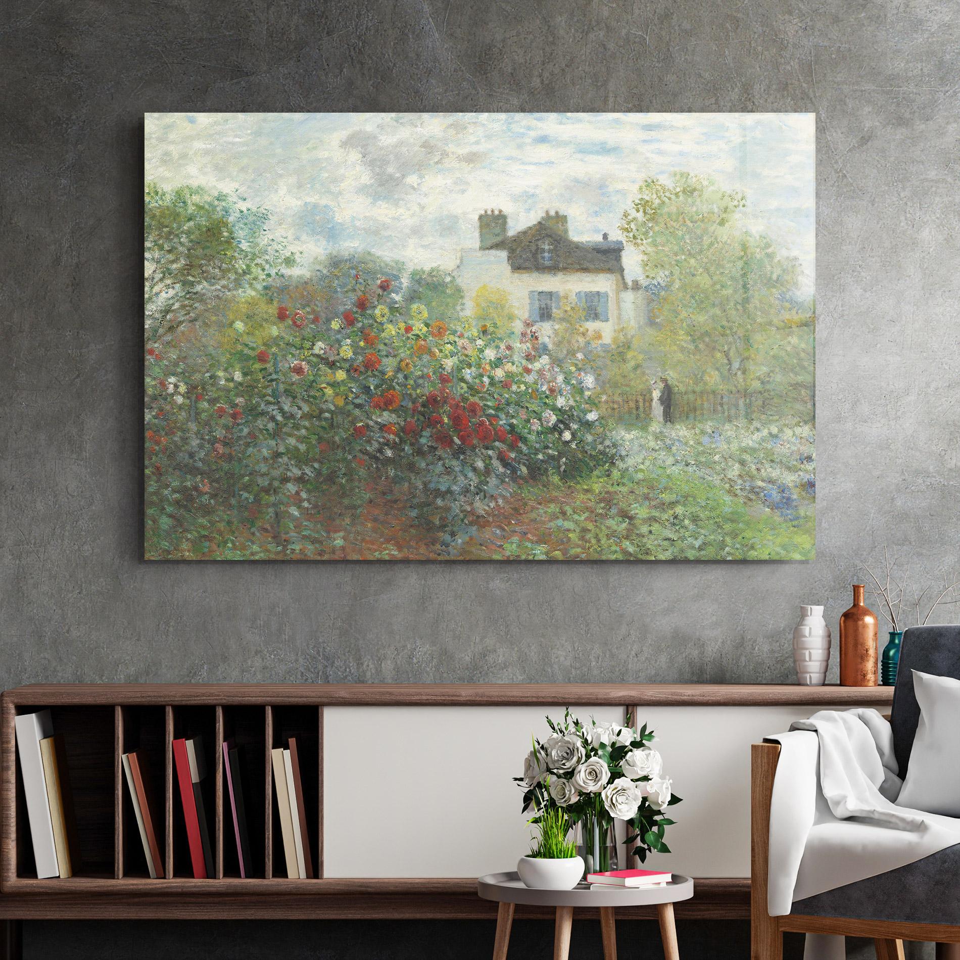 Tablou Sticla Garden In Argenteuilt mockup 2