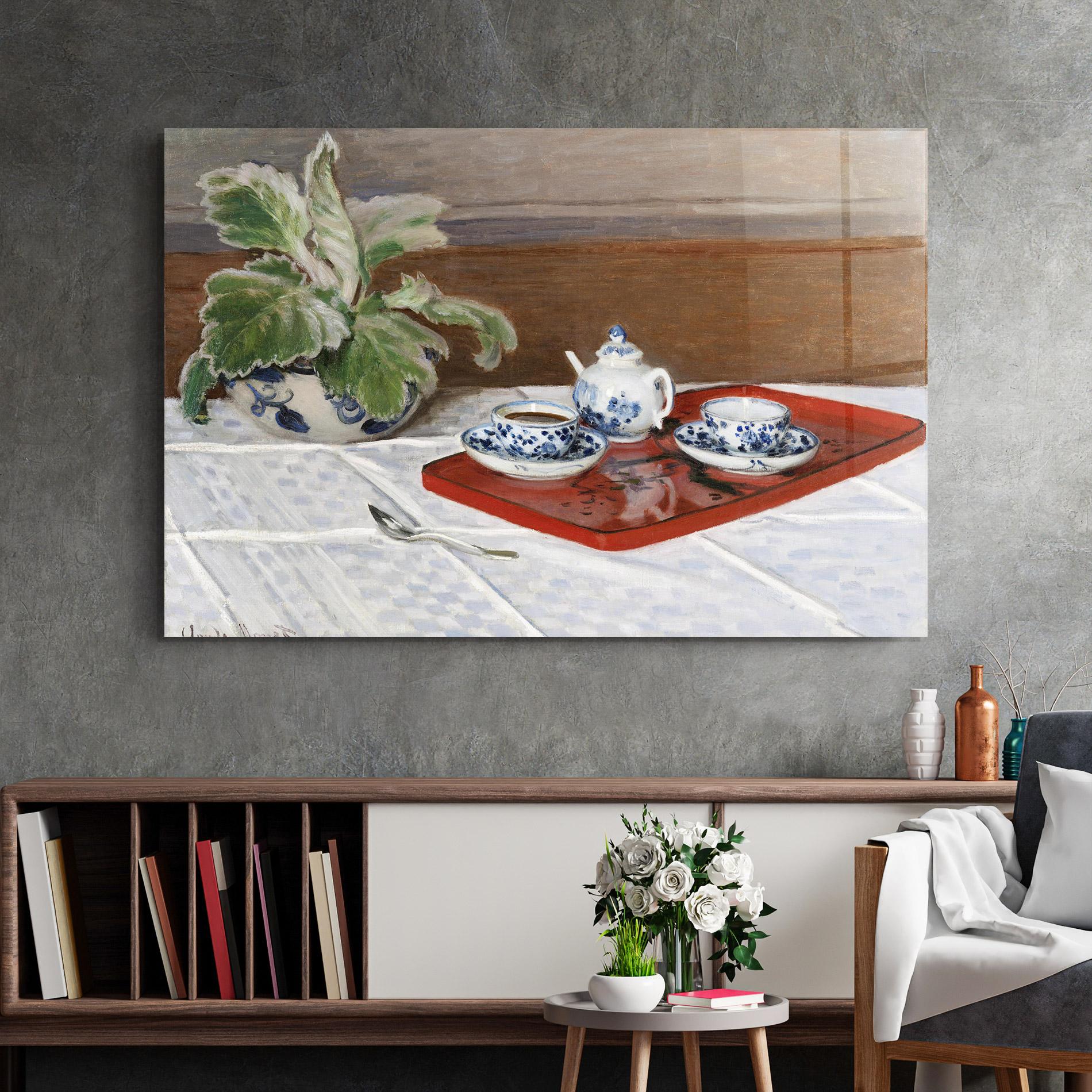 Tablou Sticla Tea Service mockup 2