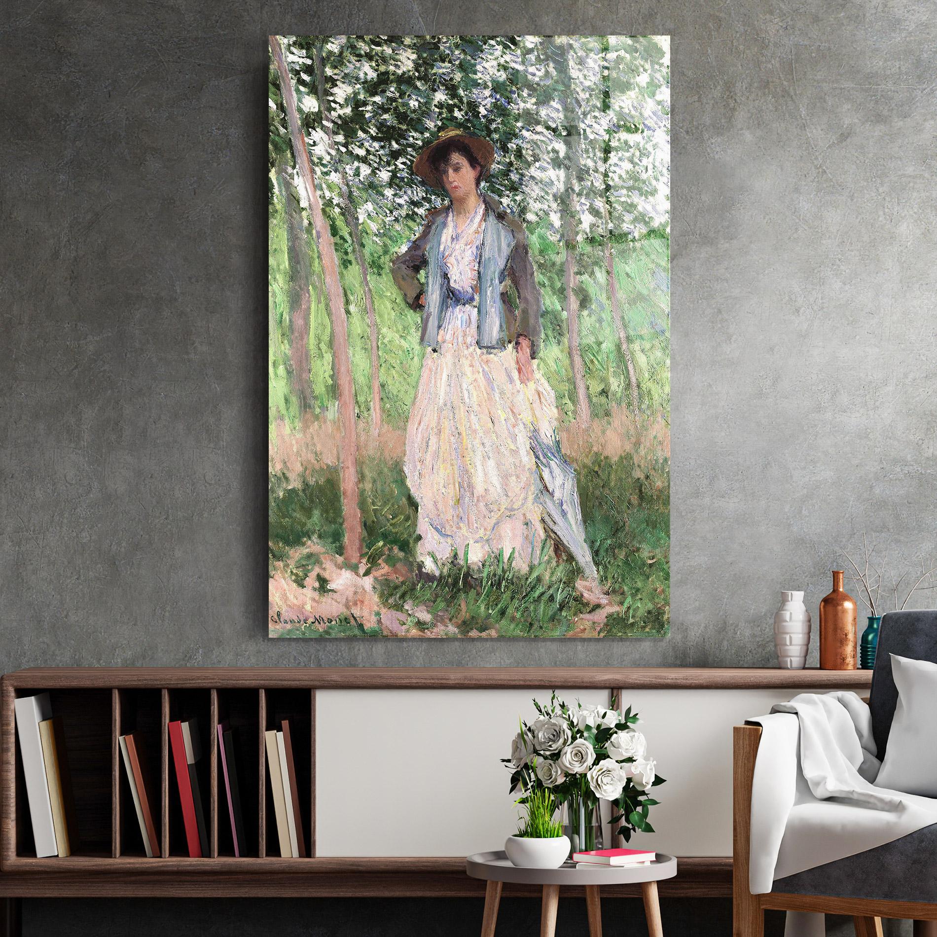 Tablou Sticla The Stroller mockup 2