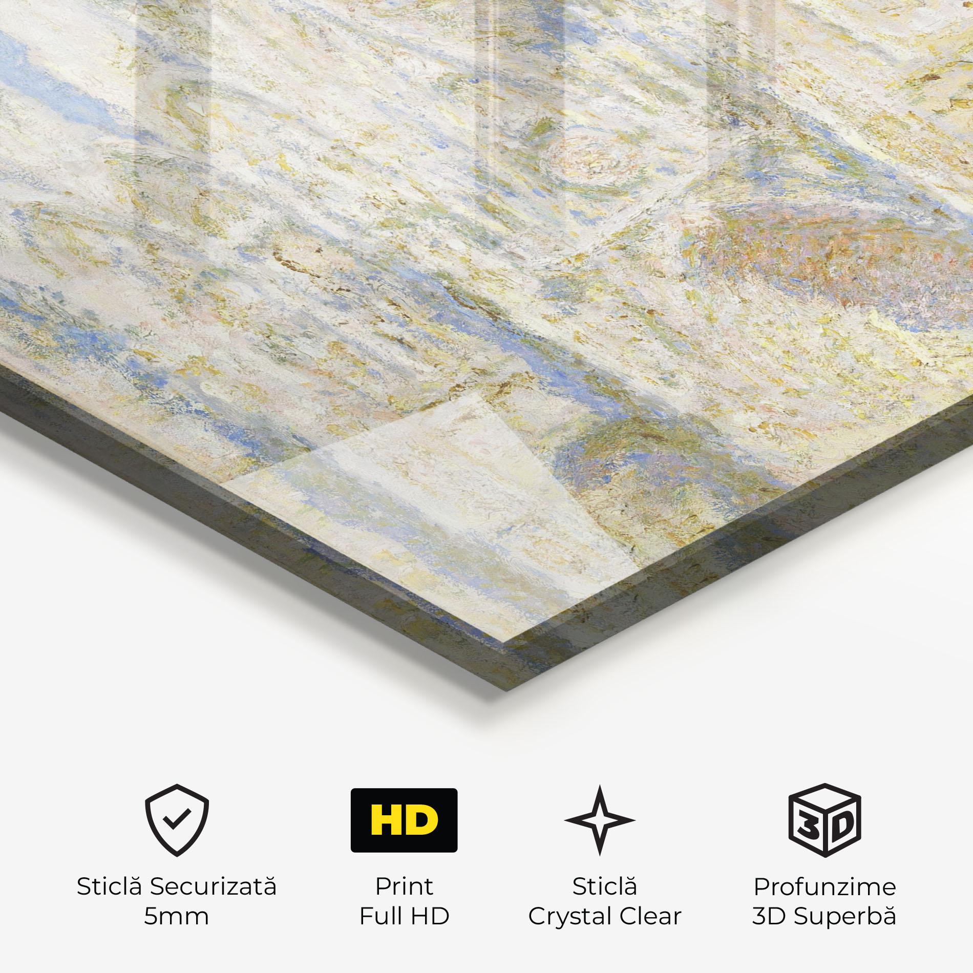 Tablou Sticla Rouen Cathedral mockup 3