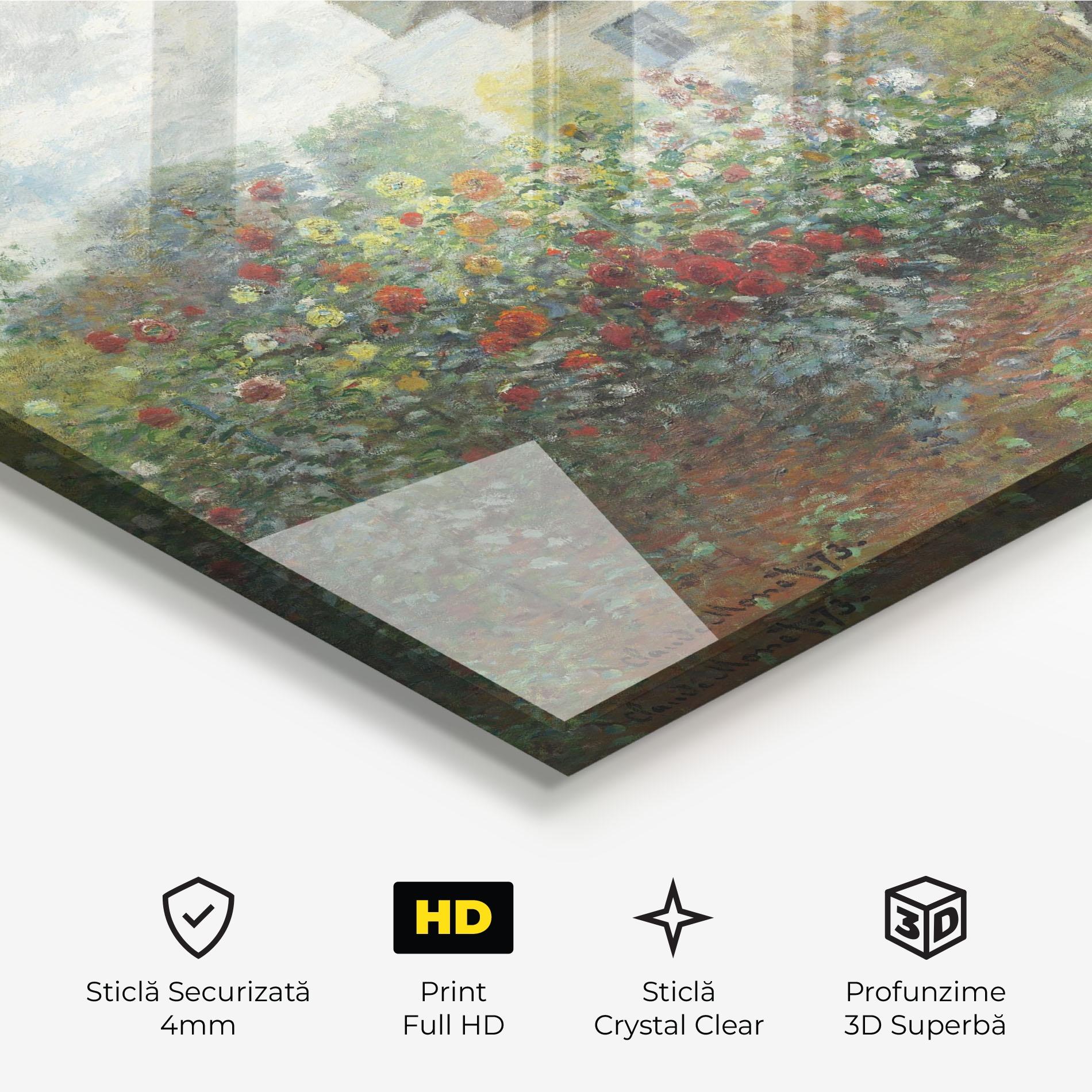 Tablou Sticla Garden In Argenteuilt mockup 3