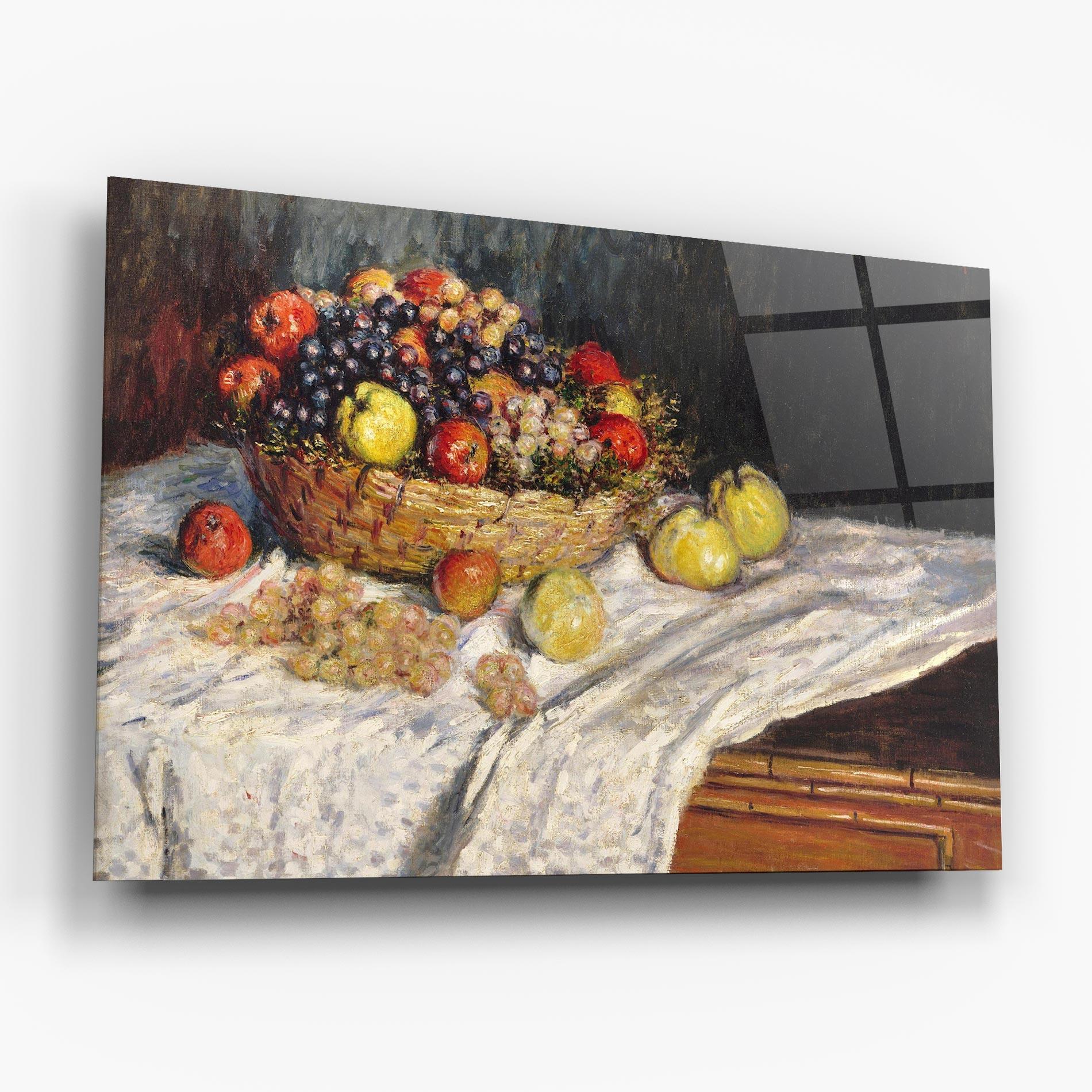 Tablou Sticla Apples And Grapes mockup 6