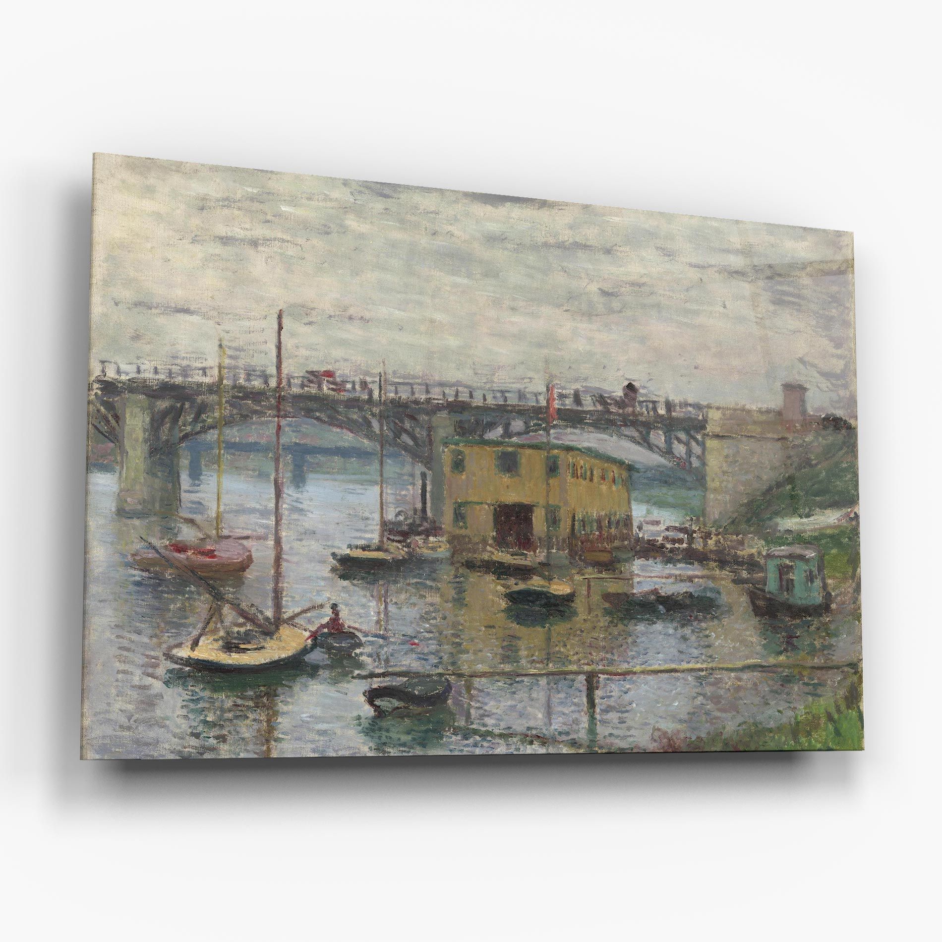 Bridge At Argenteuil Monet mockup 6