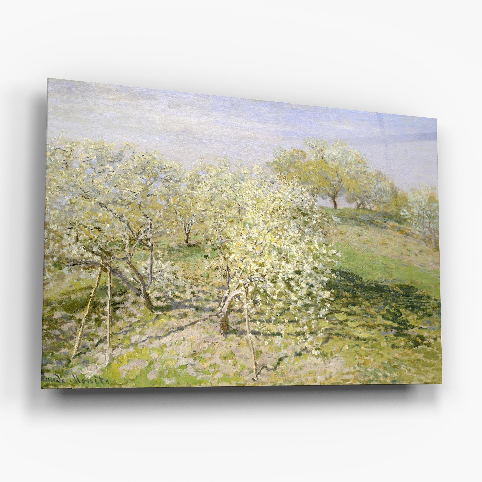 Tablou Sticla Fruit Trees In Bloom mockup 6