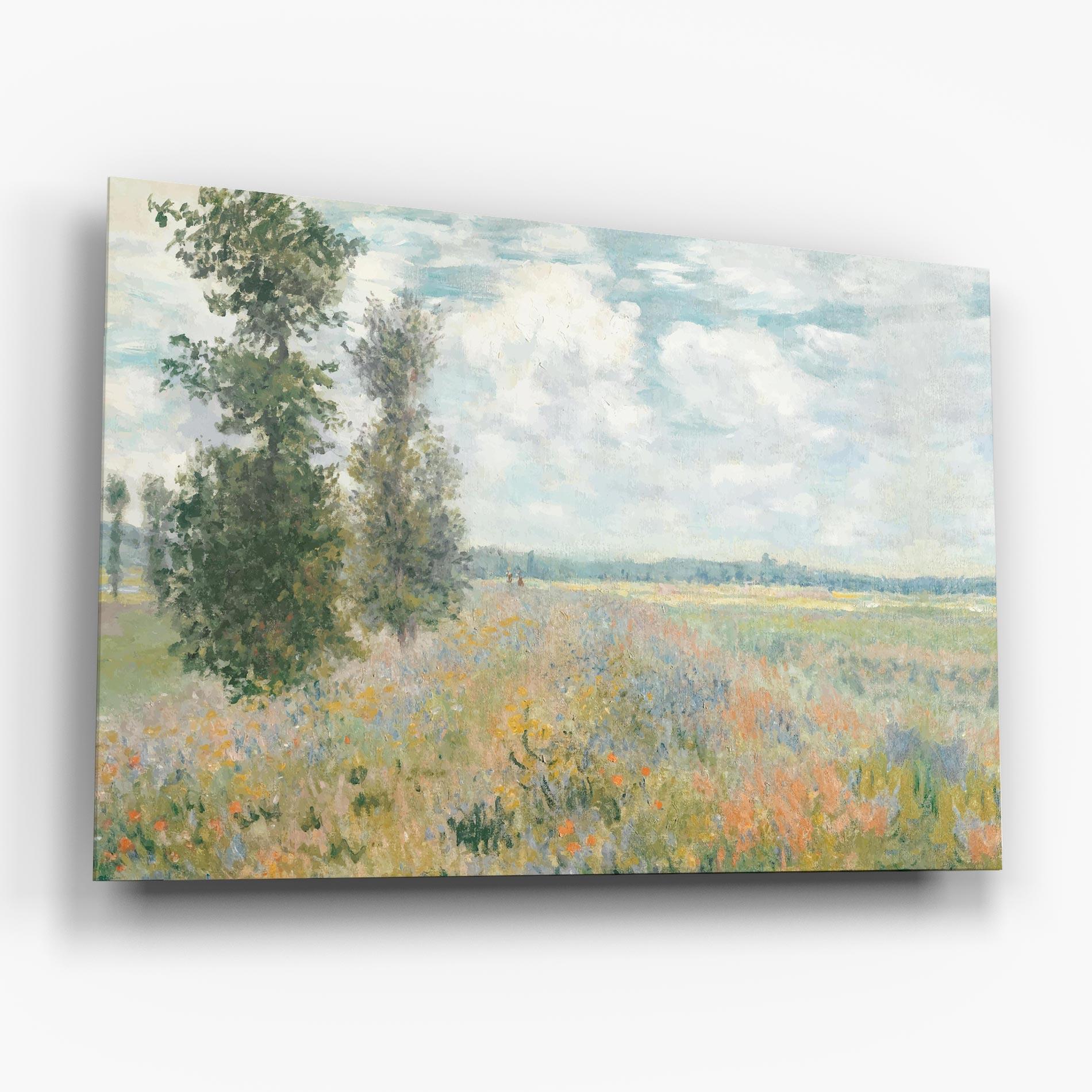 Tablou Sticla Monet's Landscape Background mockup 6
