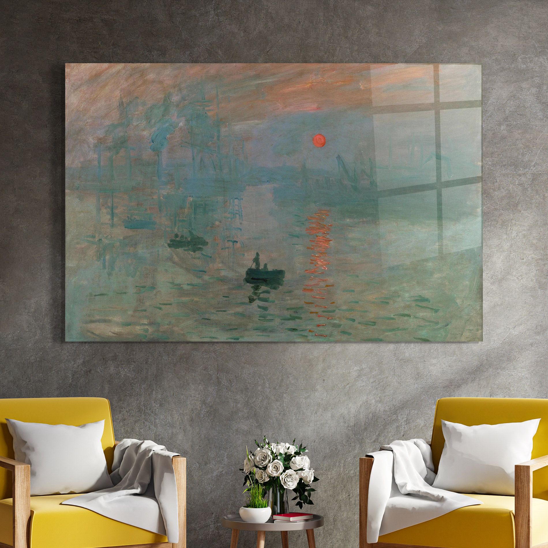 Monet Sunrise mockup 4