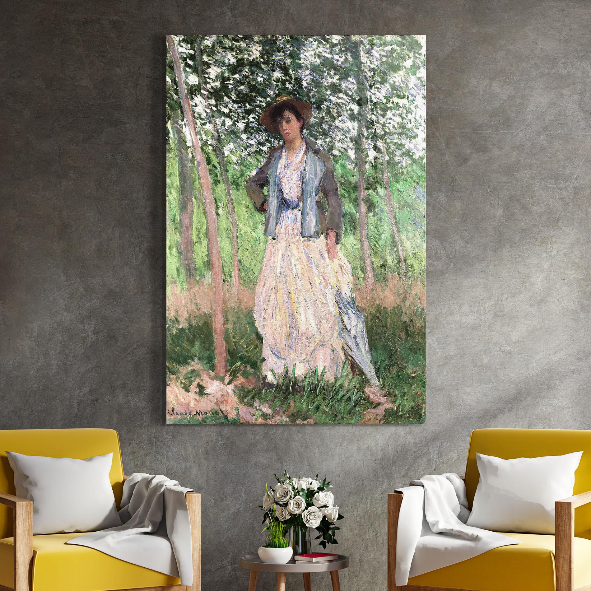 Tablou Sticla The Stroller mockup 4