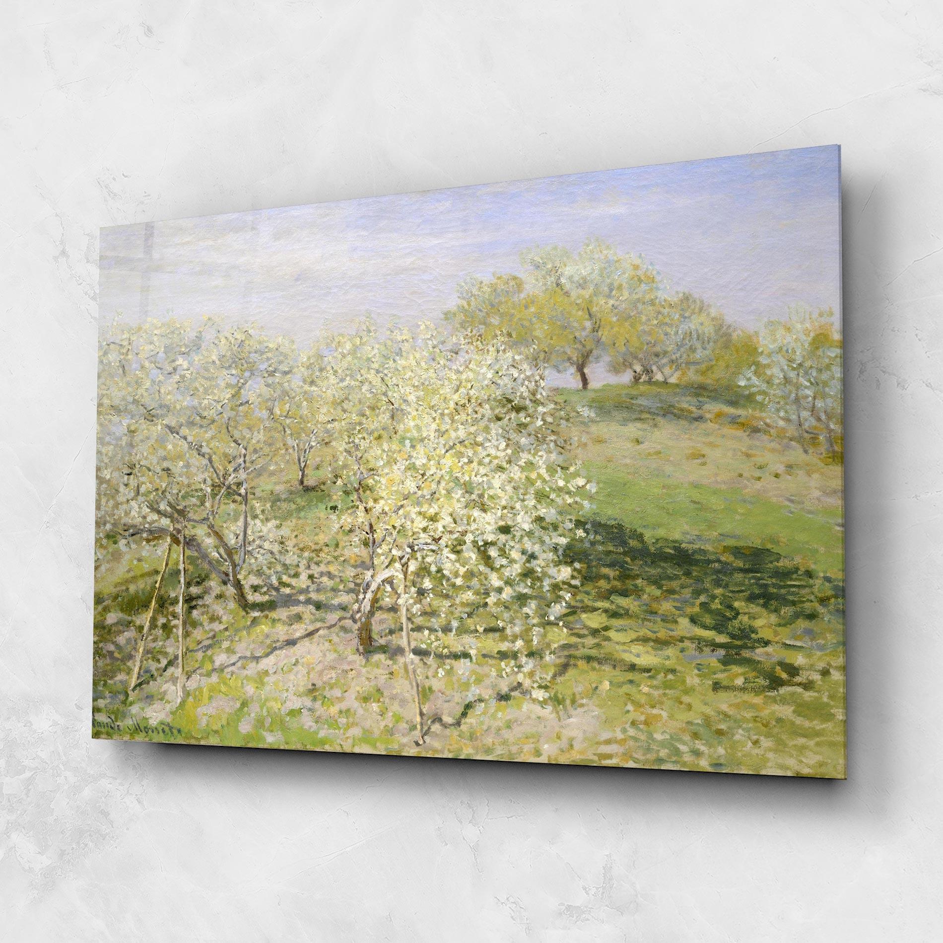 Tablou Sticla Fruit Trees In Bloom mockup 1